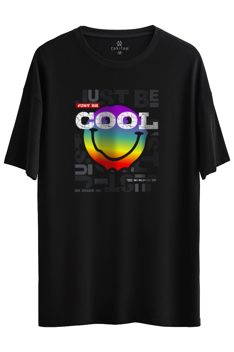 Cool Baskılı Oversize Tişört