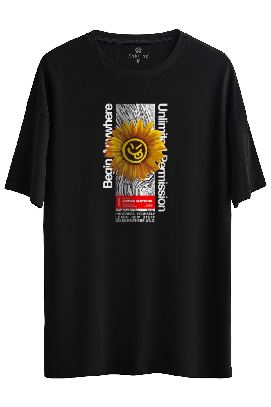 Custom Baskılı Oversize Tişört