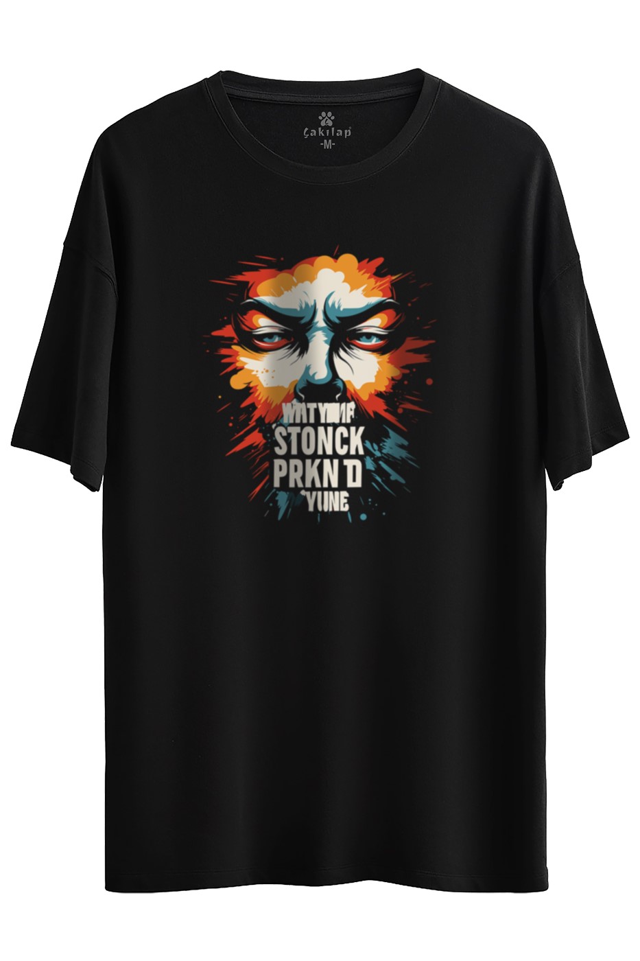 Custom Baskılı Oversize Tişört