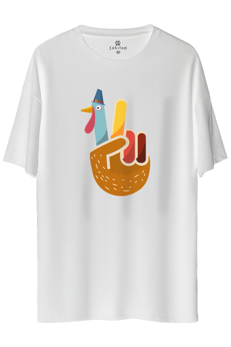 Custom Baskılı Oversize Tişört