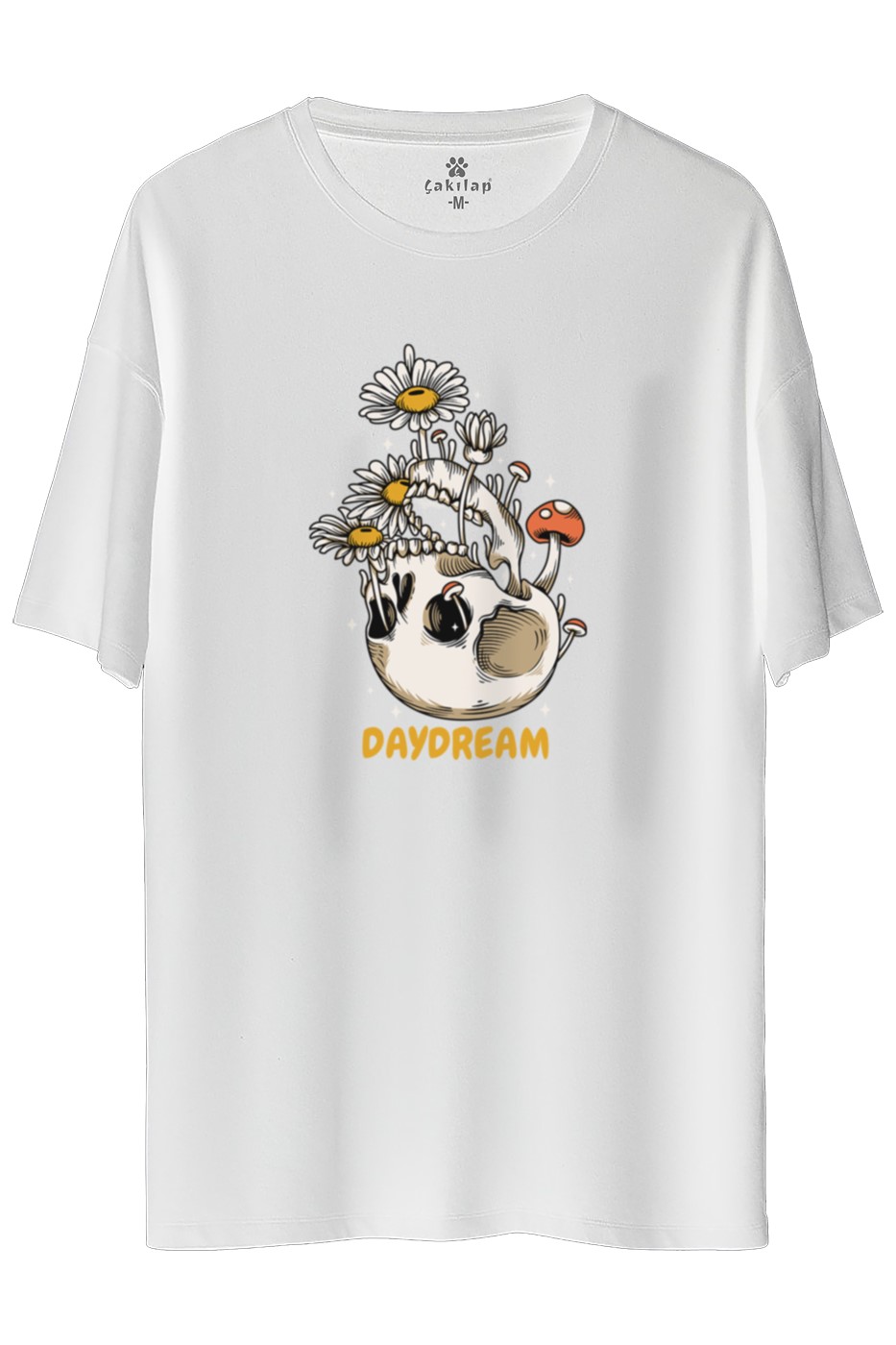 Day Dream Baskılı Oversize Tişört
