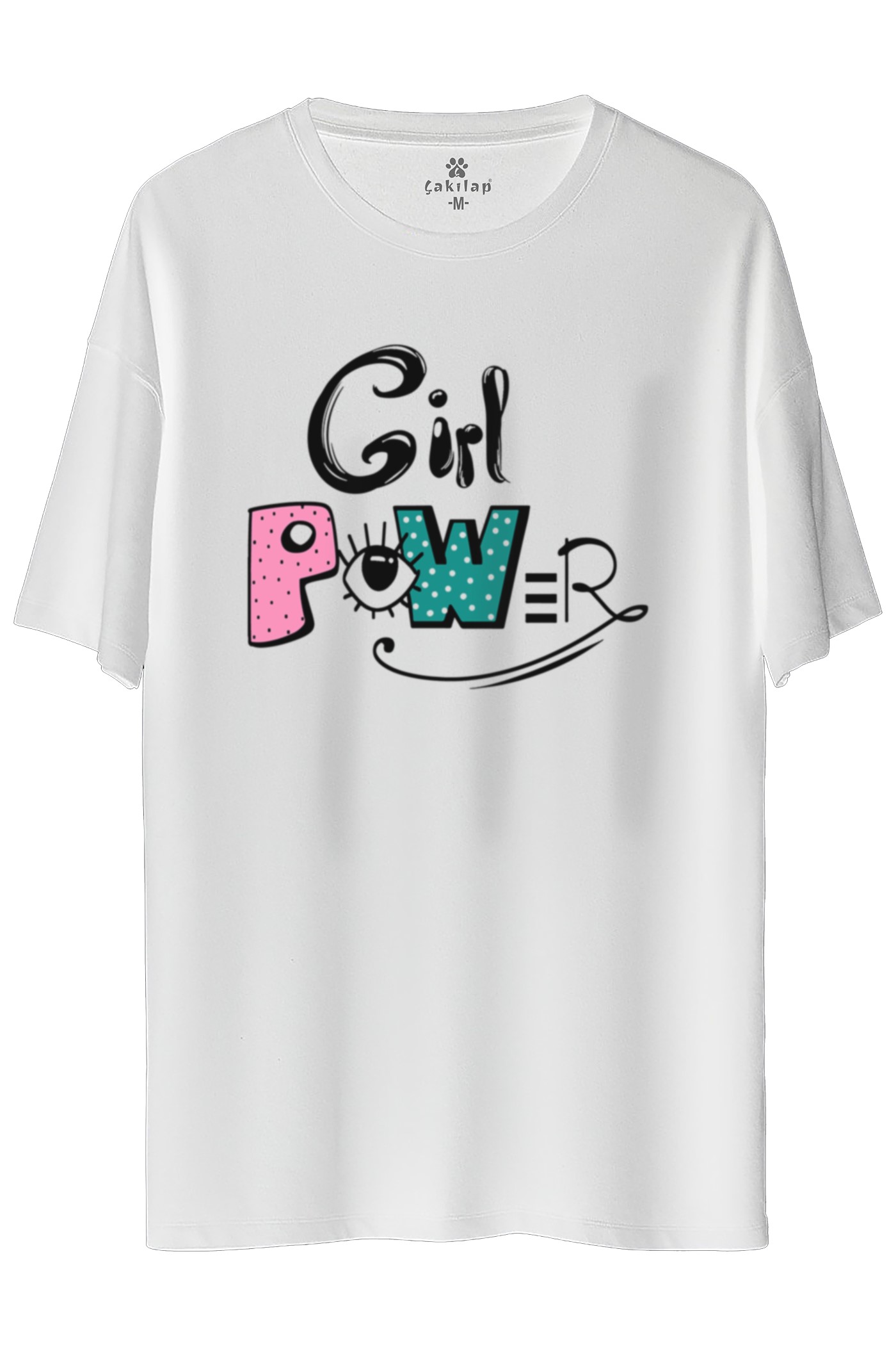 No Thing Baskılı Oversize Tişört