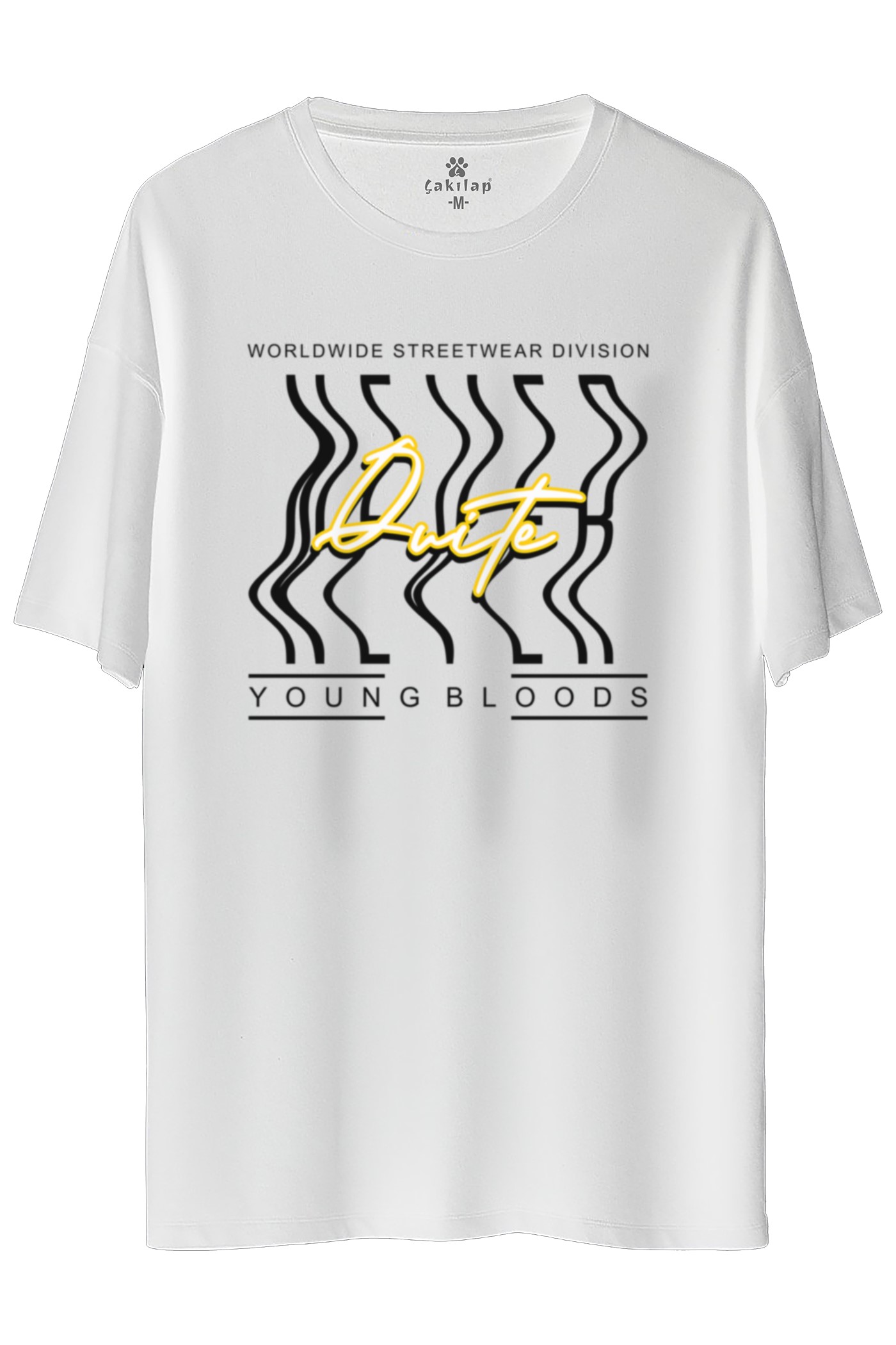 Be Orginal Baskılı Oversize Tişört