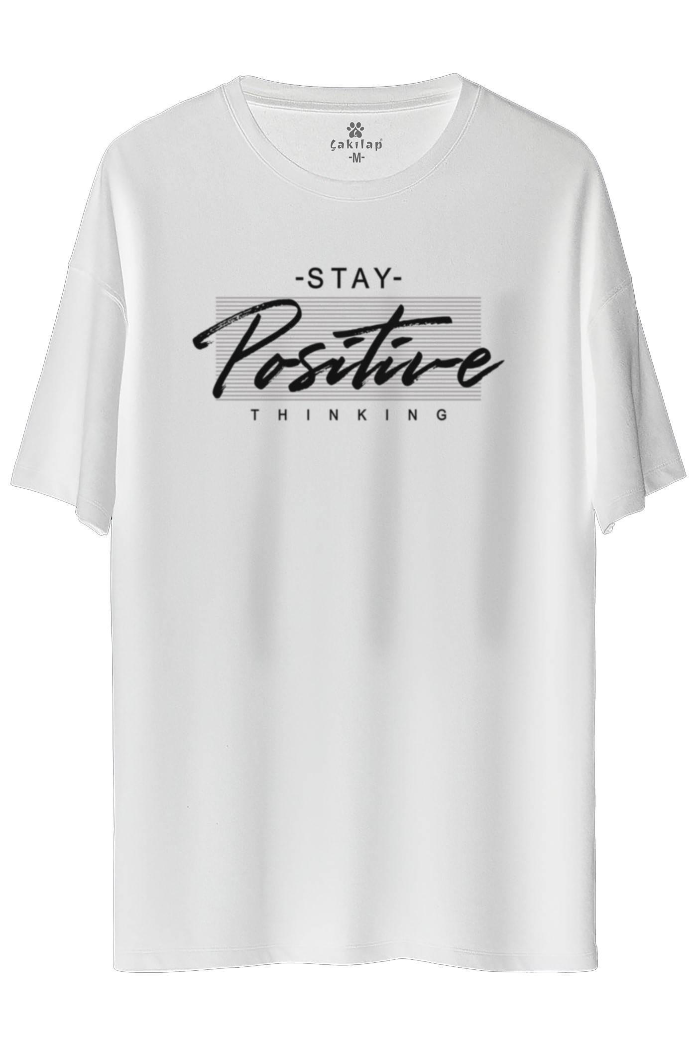 No İn The Mind Baskılı Oversize Tişört