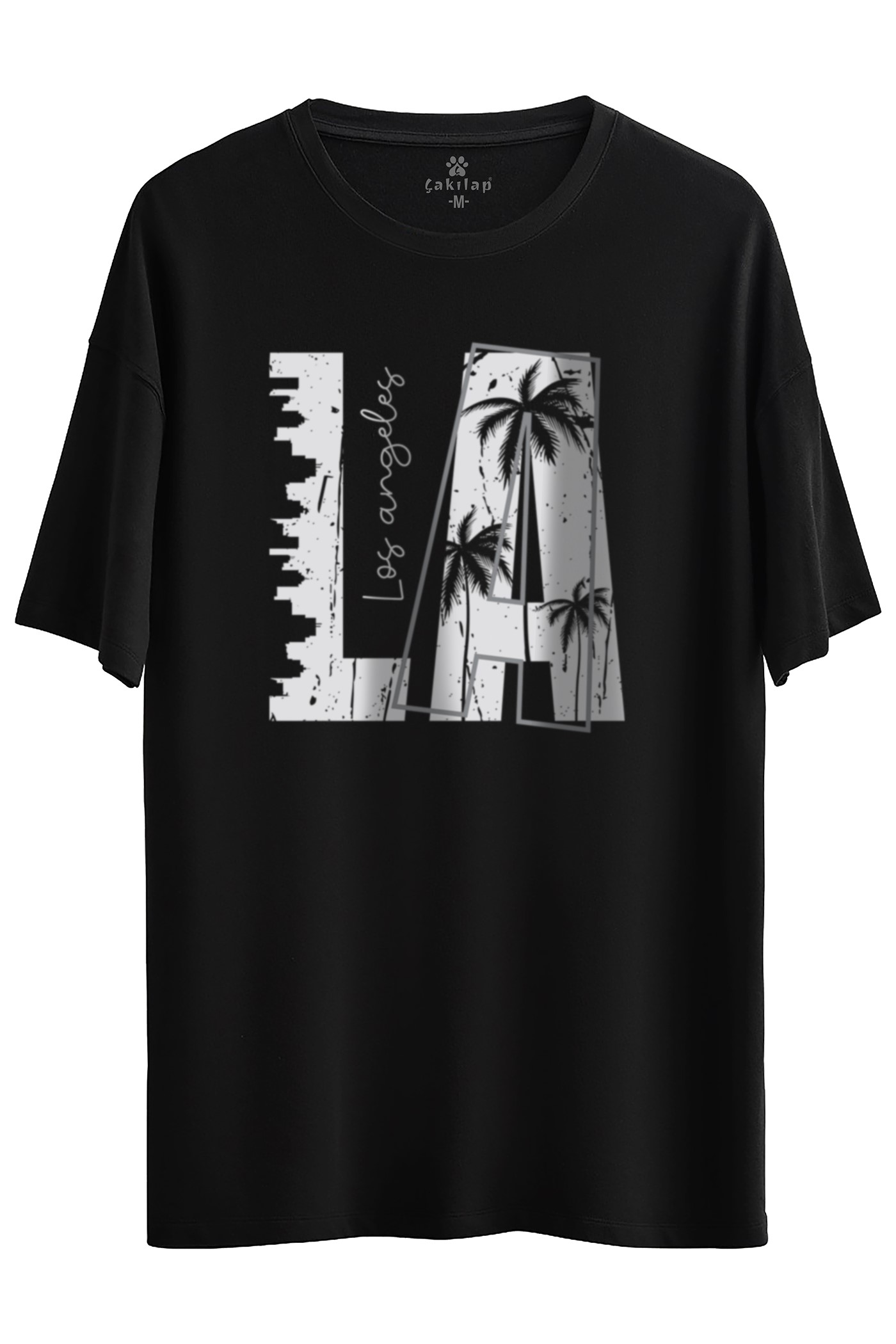 Limited Baskılı Oversize Tişört