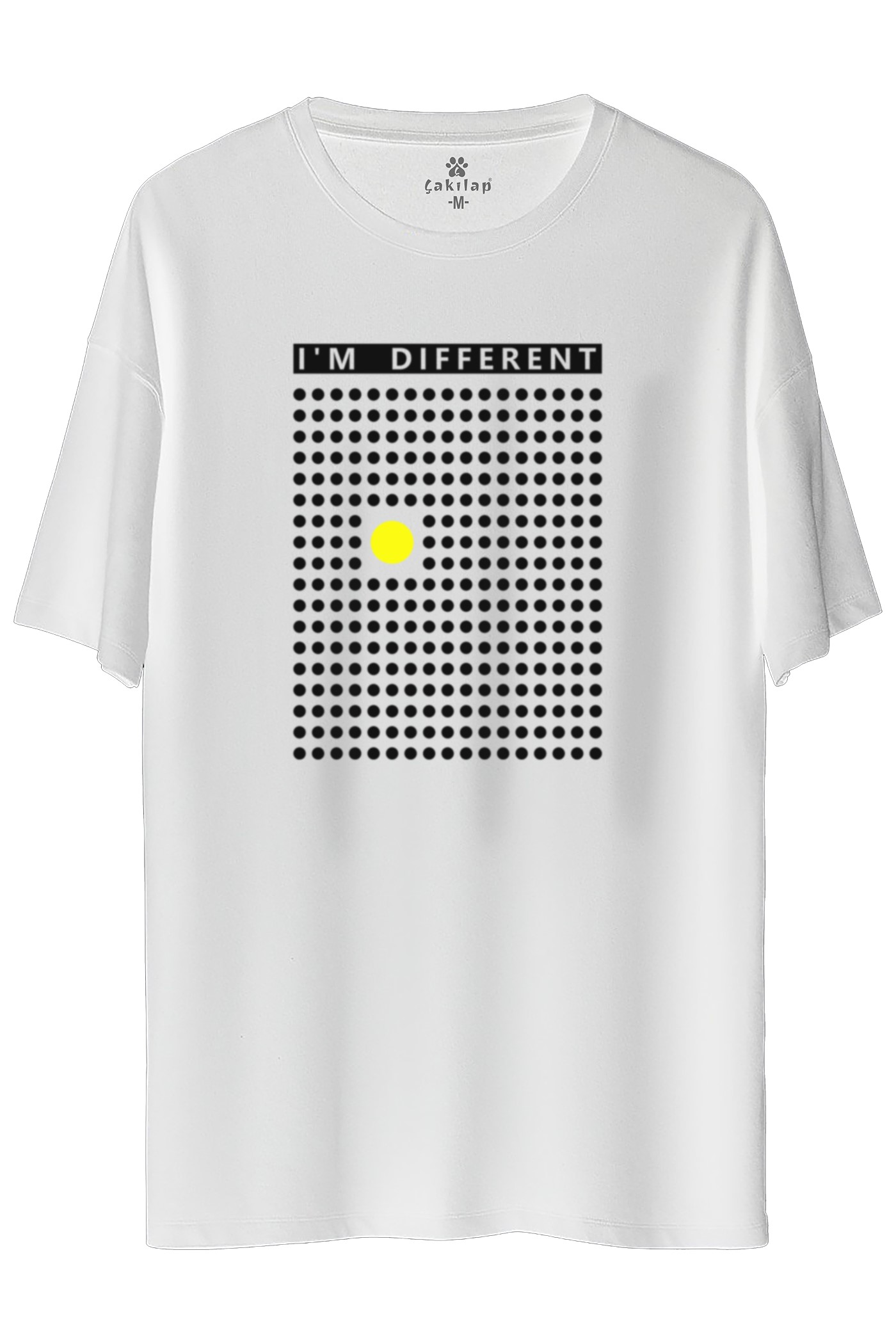 I'm Different  Baskılı Oversize Tişört