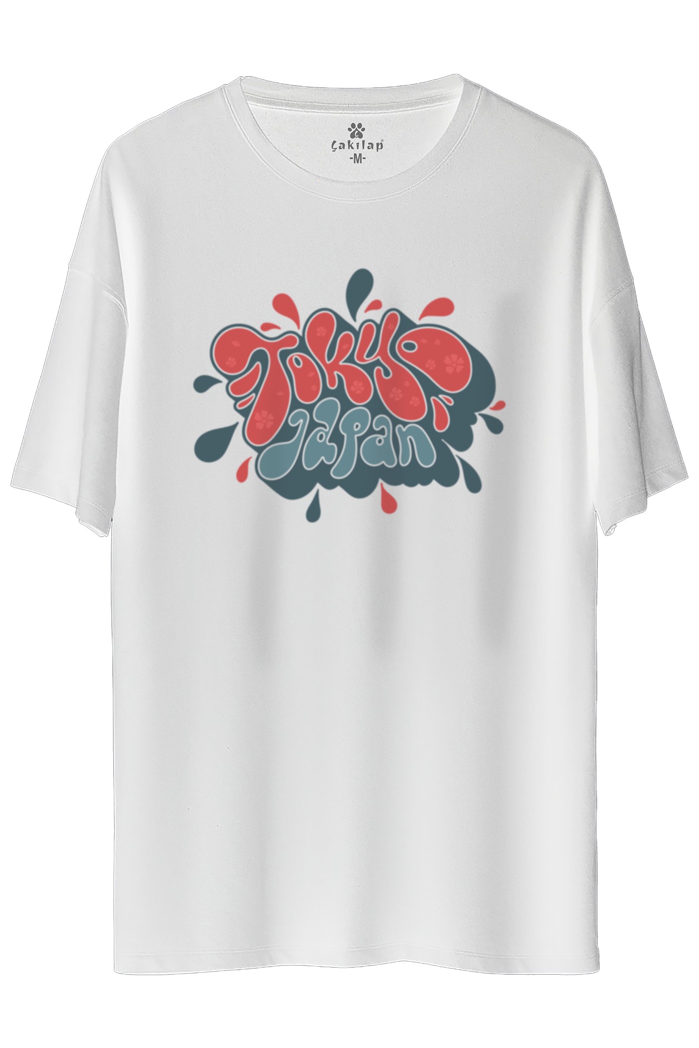 Tokyo Japan  Baskılı Oversize Tişört
