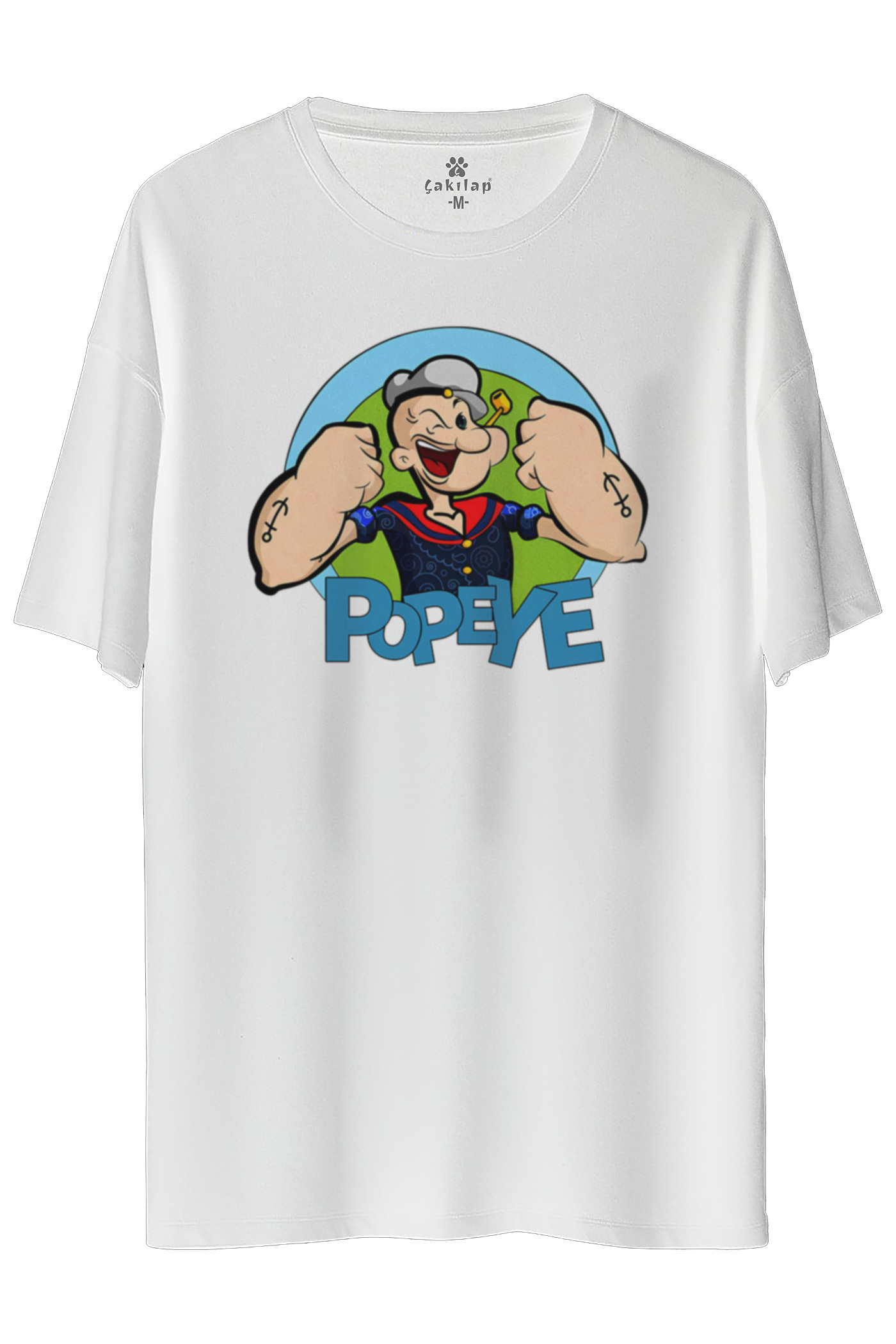 Temel Reis Baskılı Oversize Tişört