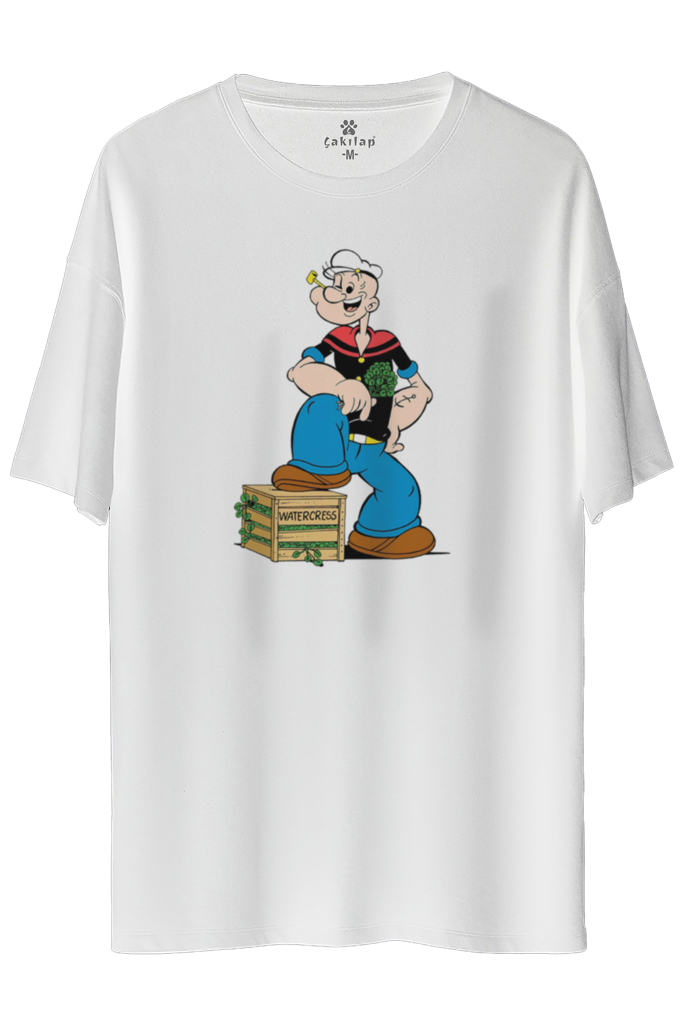 Temel Reis Baskılı Oversize Tişört