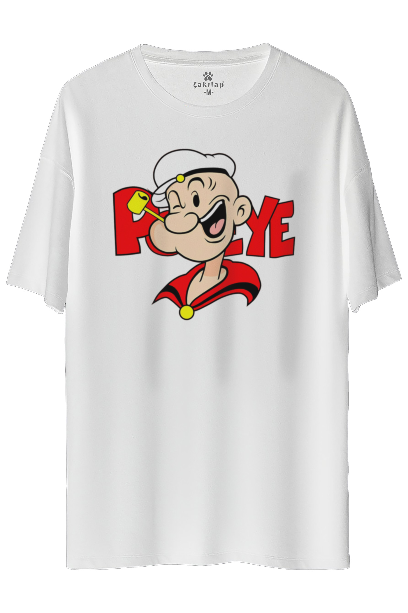 Temel Reis Baskılı Oversize Tişört