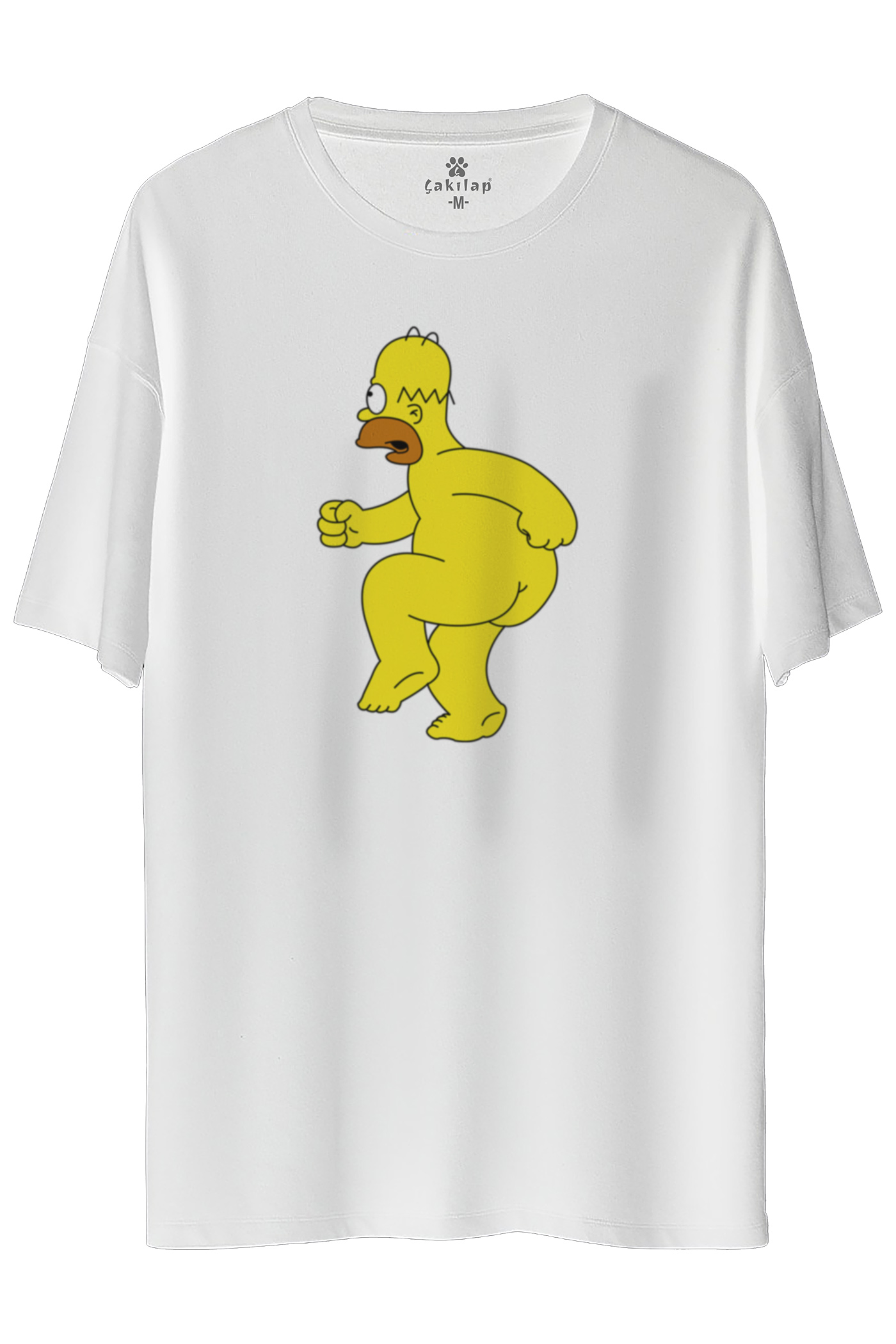 Simpsons Baskılı Oversize Tişört
