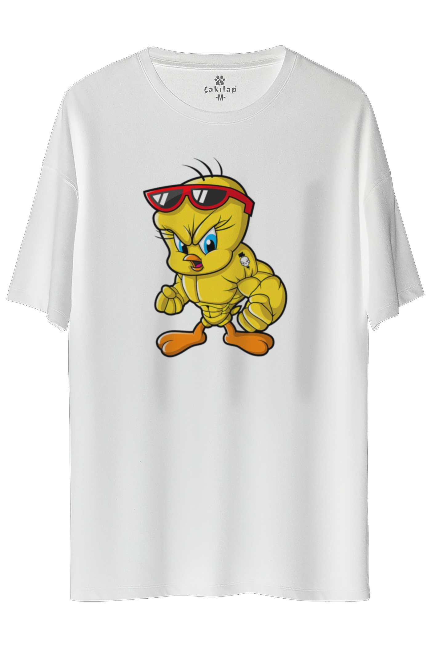 Tweety Baskılı Oversize Tişört