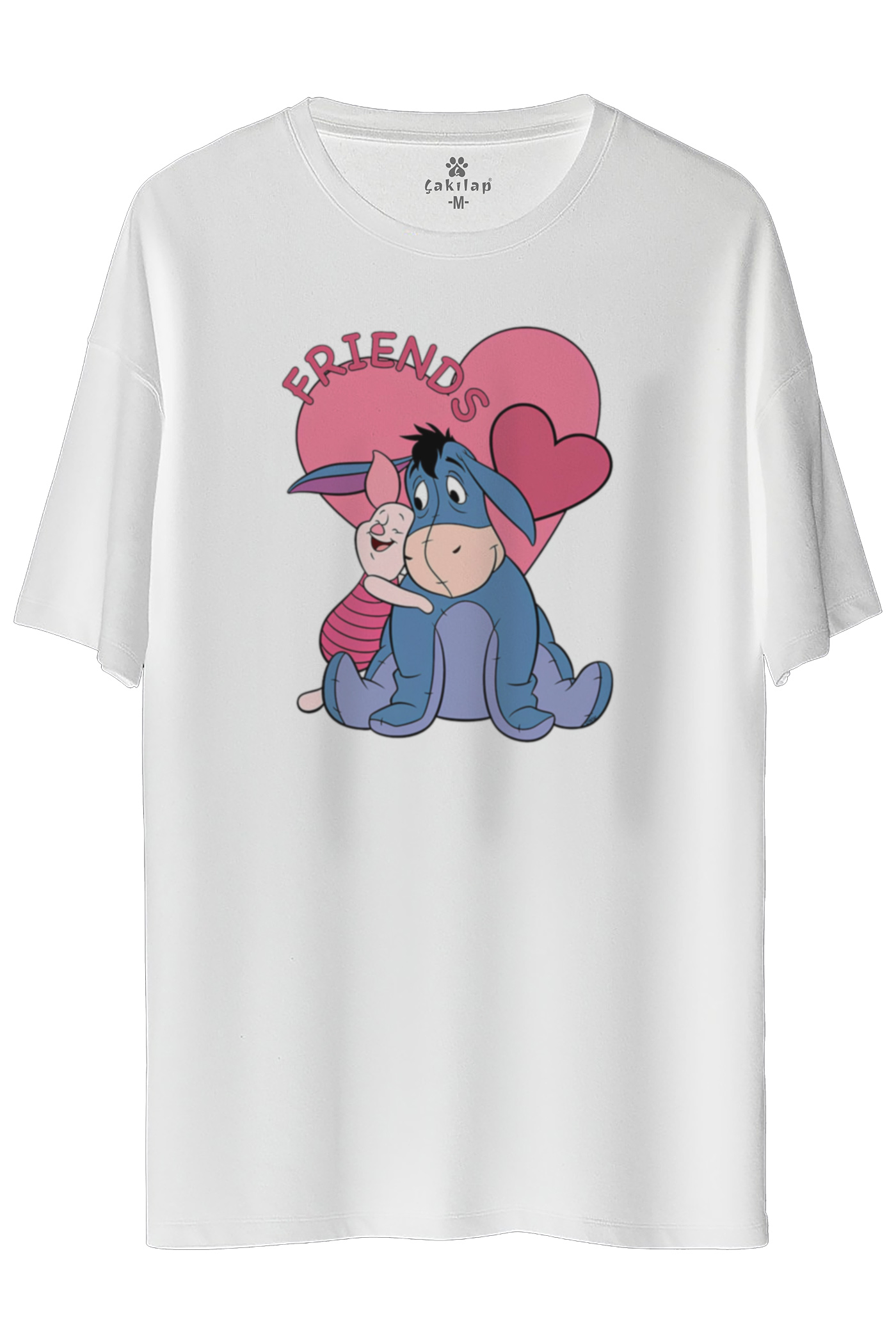 Eeyore Baskılı Oversize Tişört