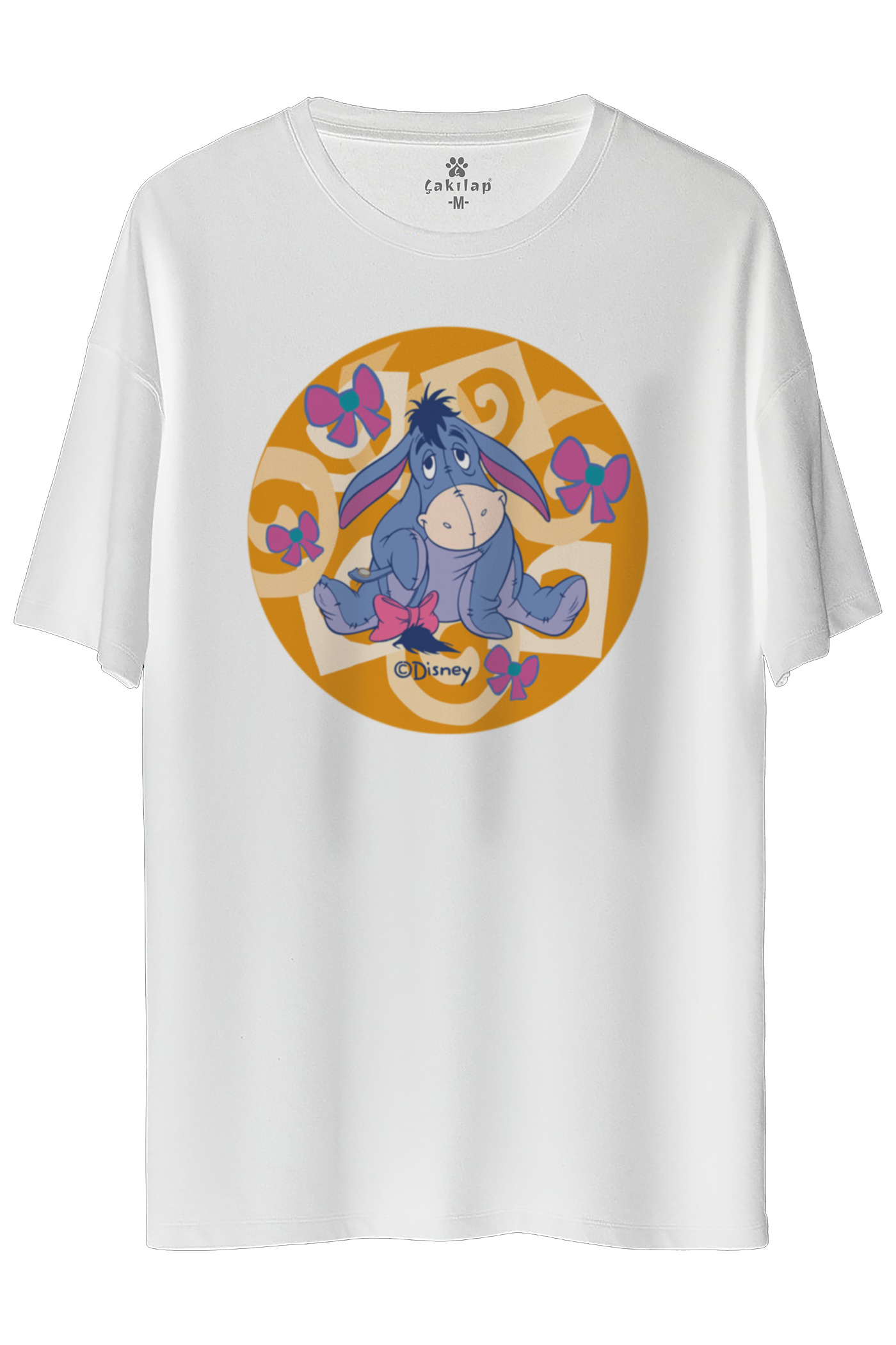Eeyore Baskılı Oversize Tişört