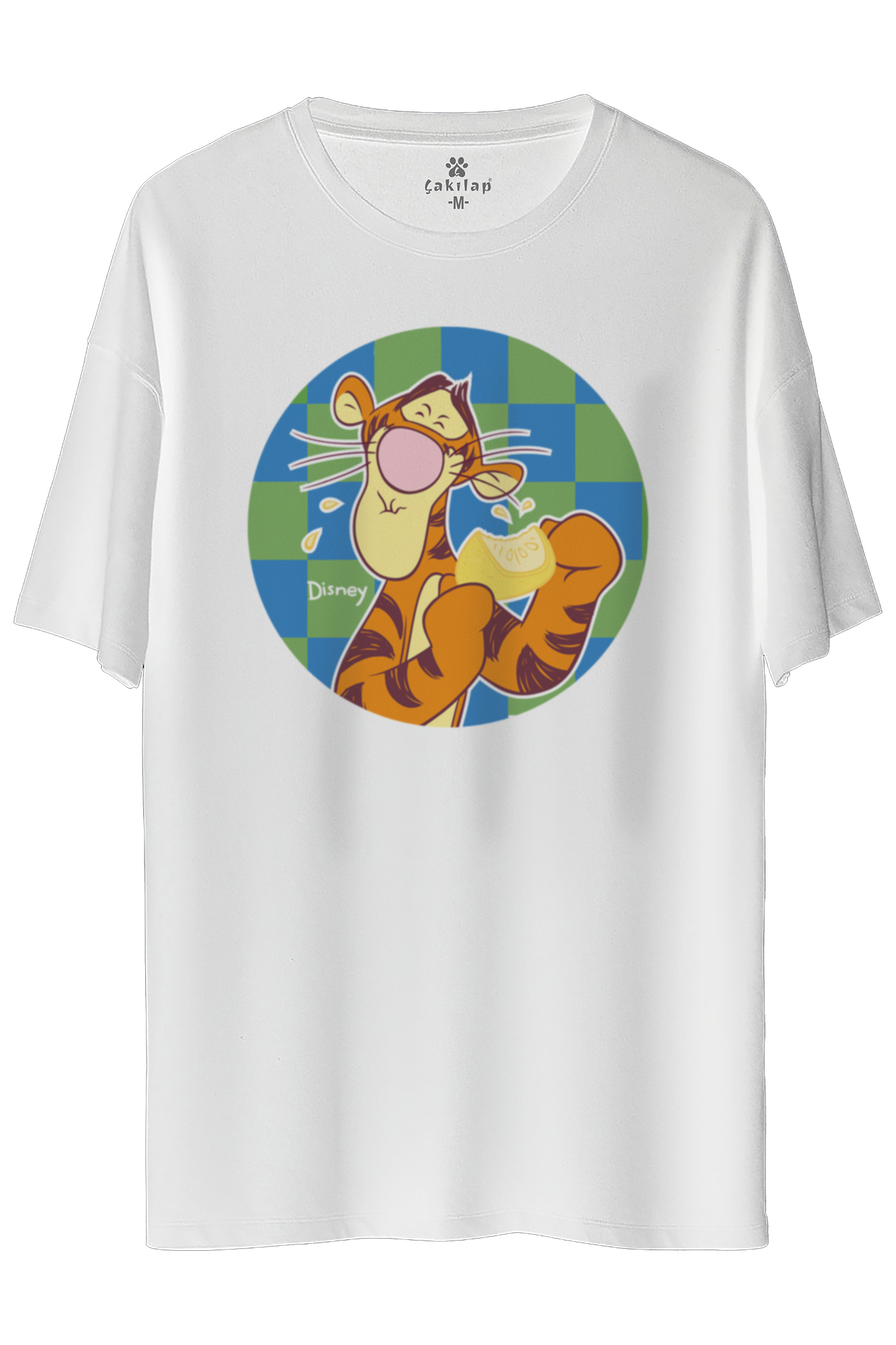 Tigger Baskılı Oversize Tişört