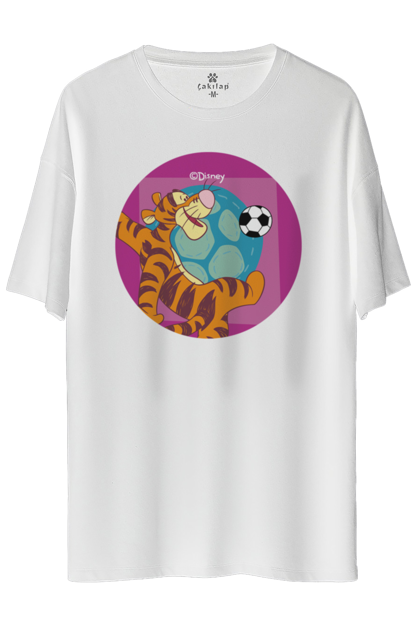 Tigger Baskılı Oversize Tişört