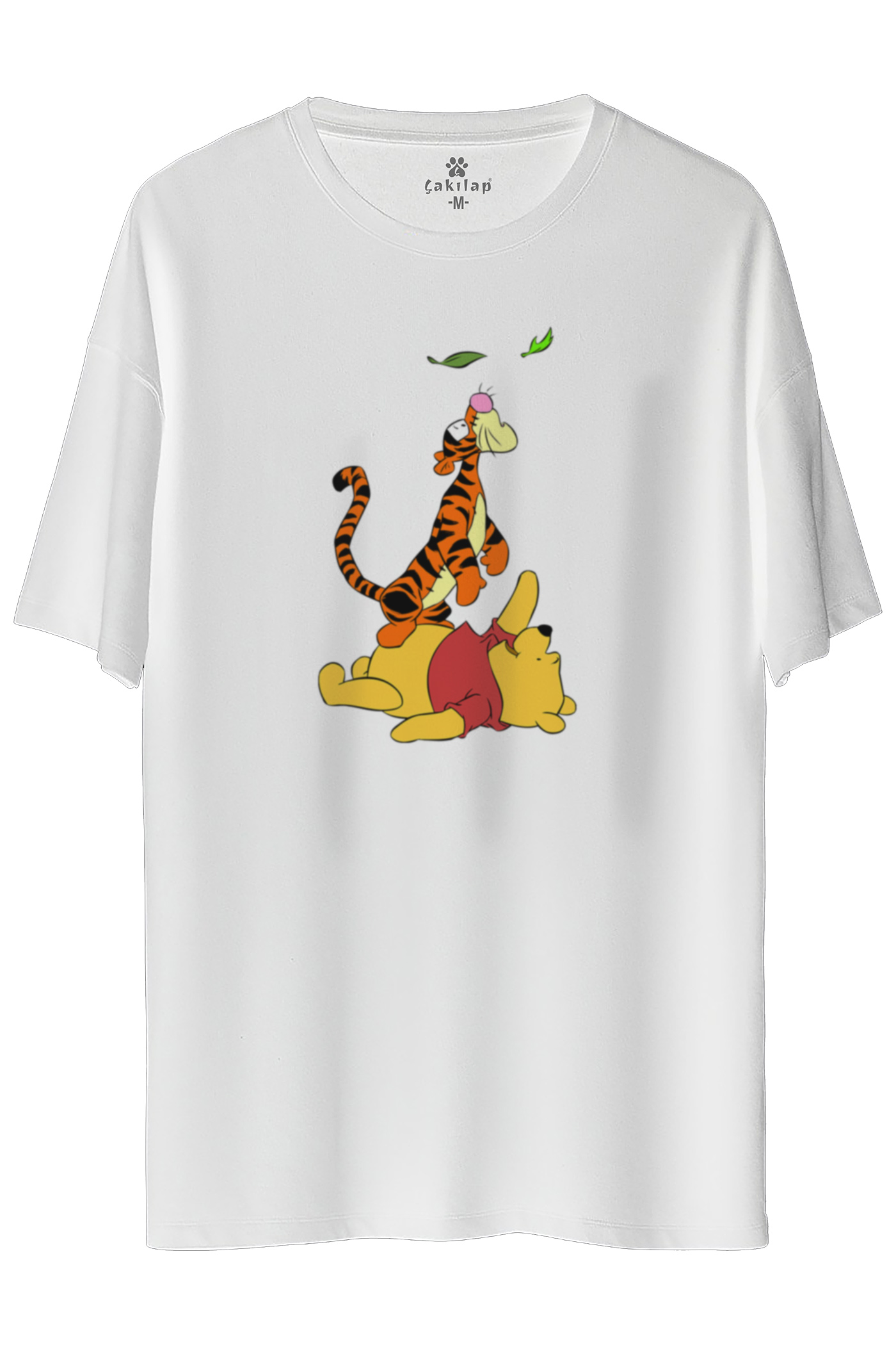 Winnie The Pooh Baskılı Oversize Tişört