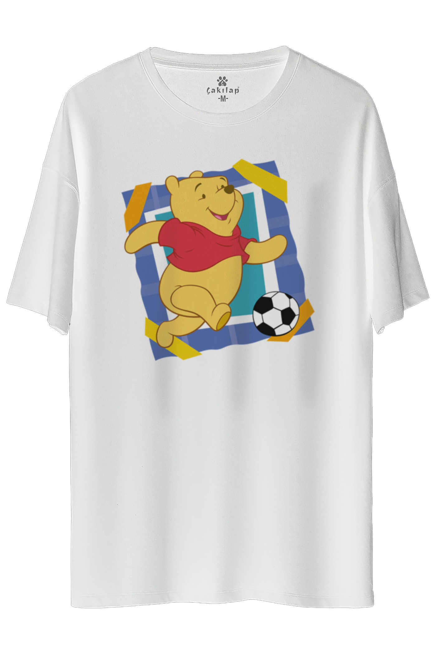 Winnie The Pooh Baskılı Oversize Tişört