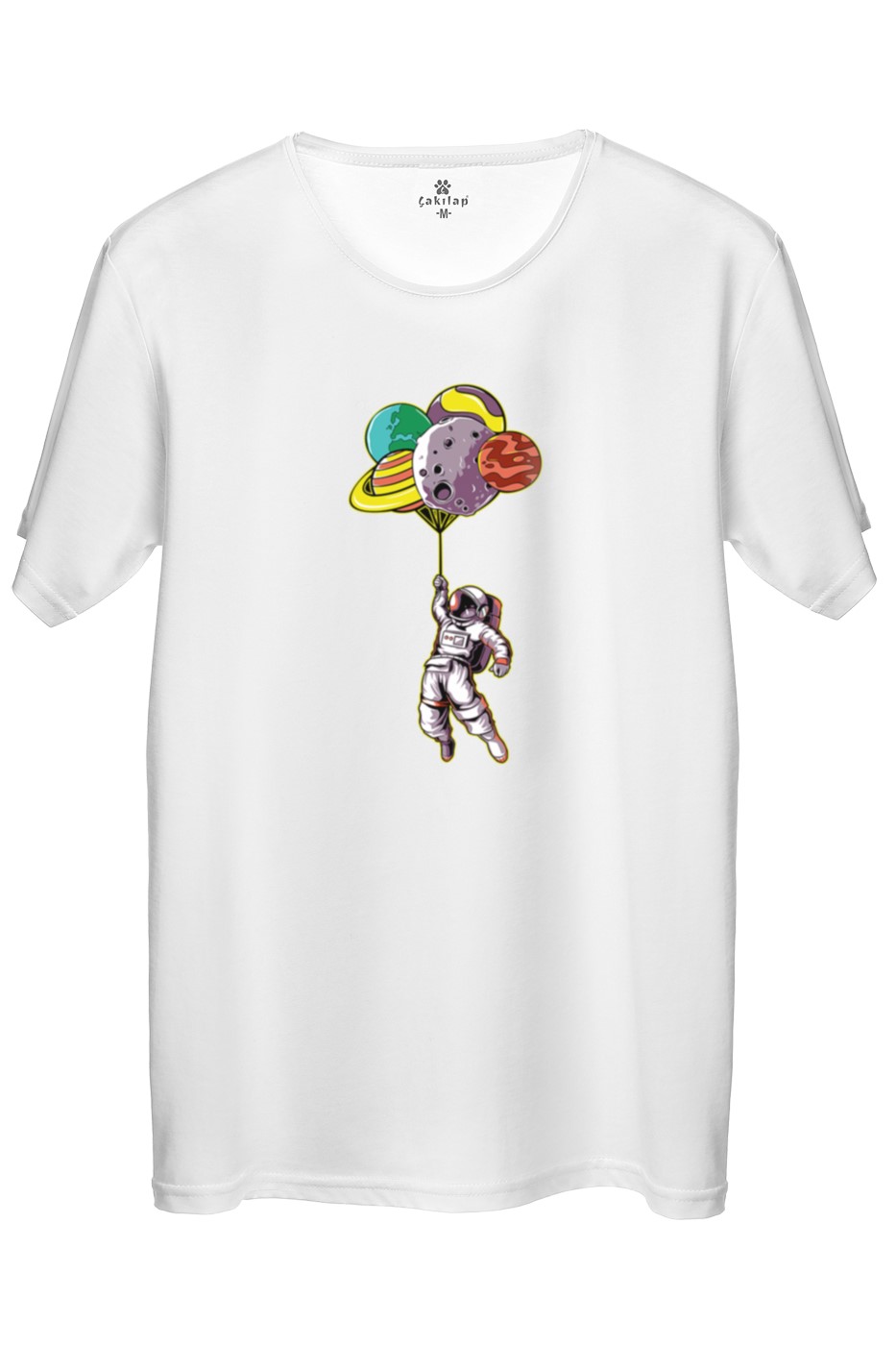 Astronot Baskılı Regular Tişört