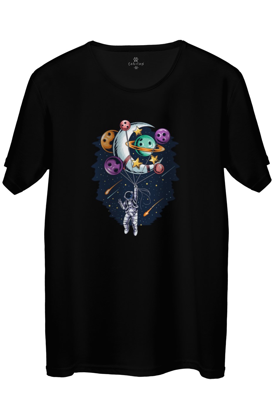 Astronot Baskılı Regular Tişört