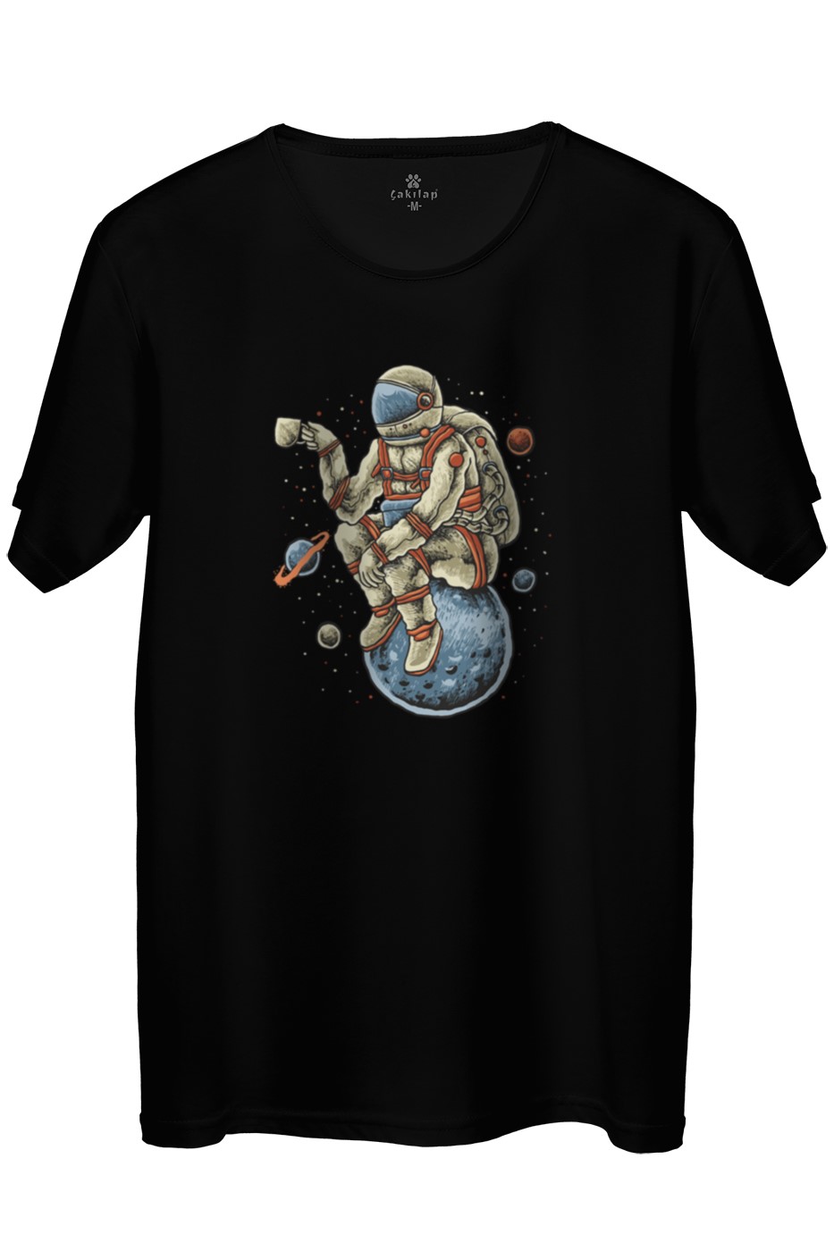 Astronot Baskılı Regular Tişört