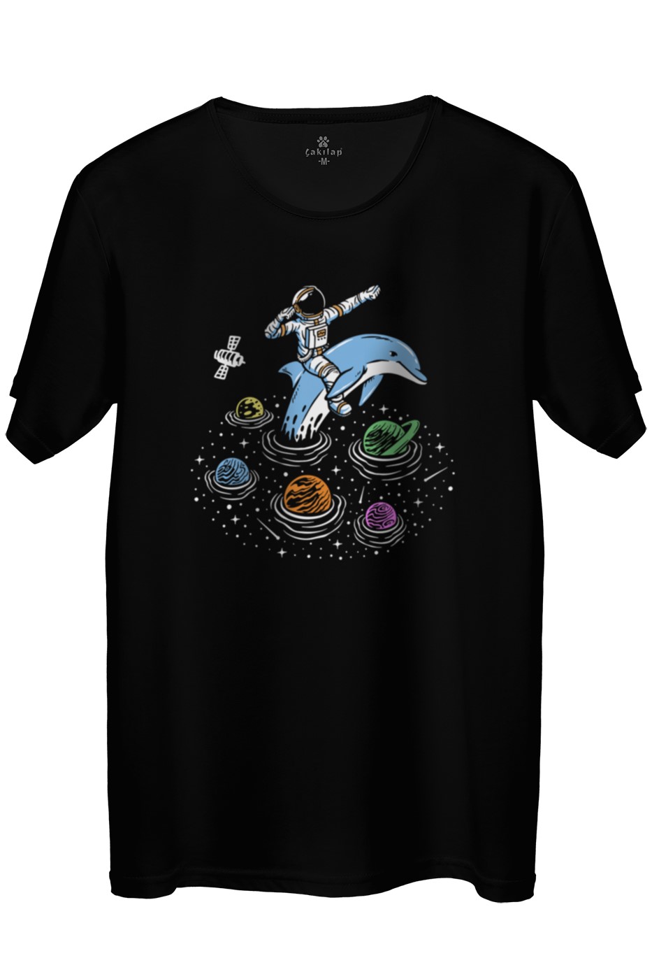 Astronot Baskılı Regular Tişört