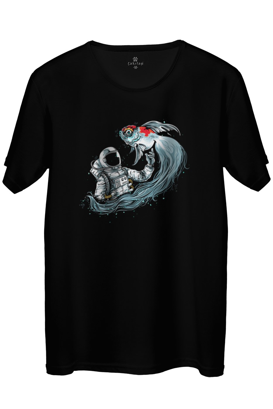 Astronot Baskılı Regular Tişört