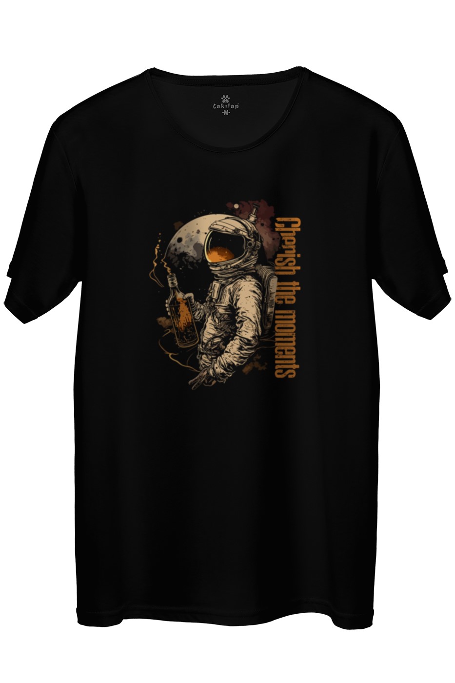 Astronot Baskılı Regular Tişört