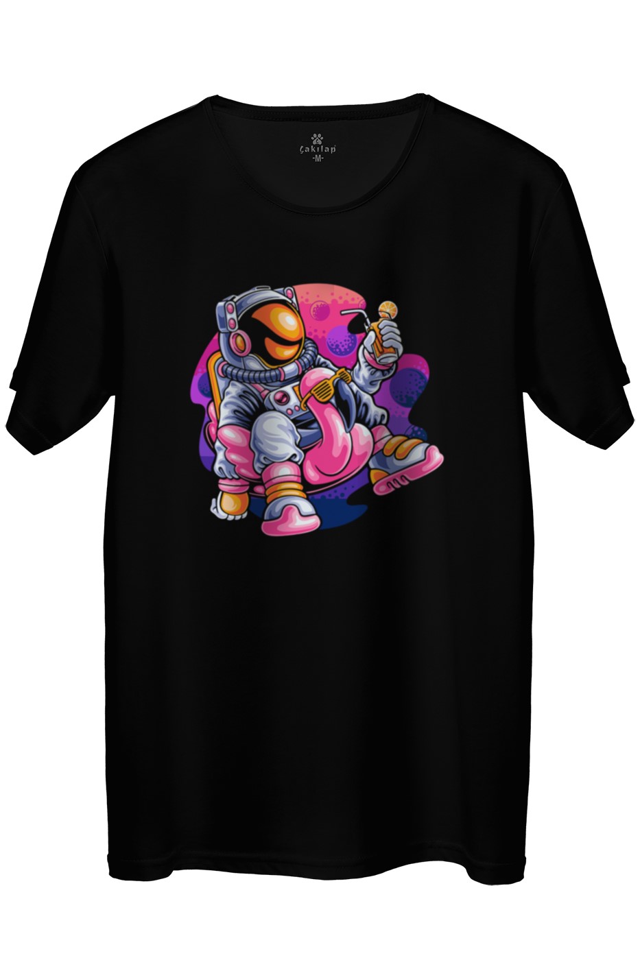 Astronot Baskılı Regular Tişört