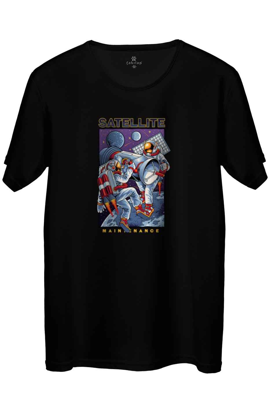 Astronot Baskılı Regular Tişört