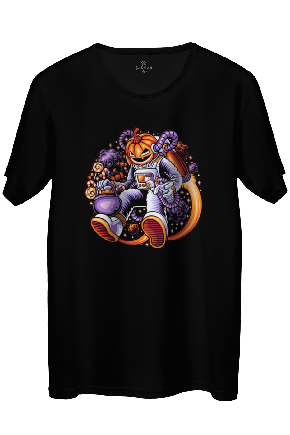 Astronot Baskılı Regular Tişört