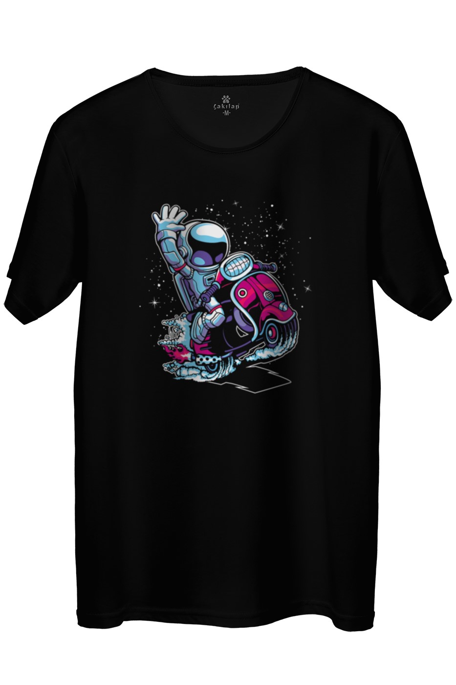 Astronot Baskılı Regular Tişört