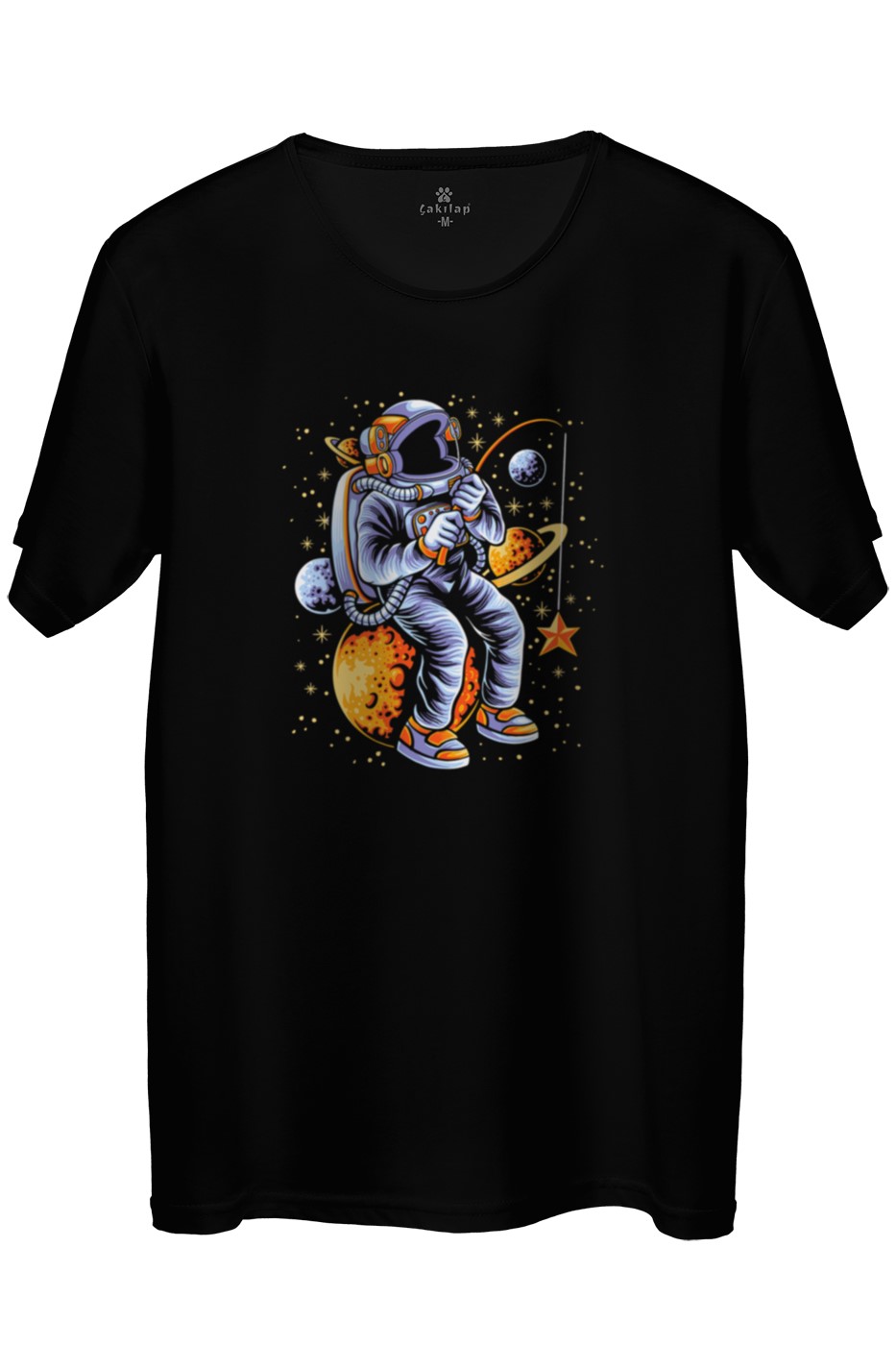 Astronot Baskılı Regular Tişört