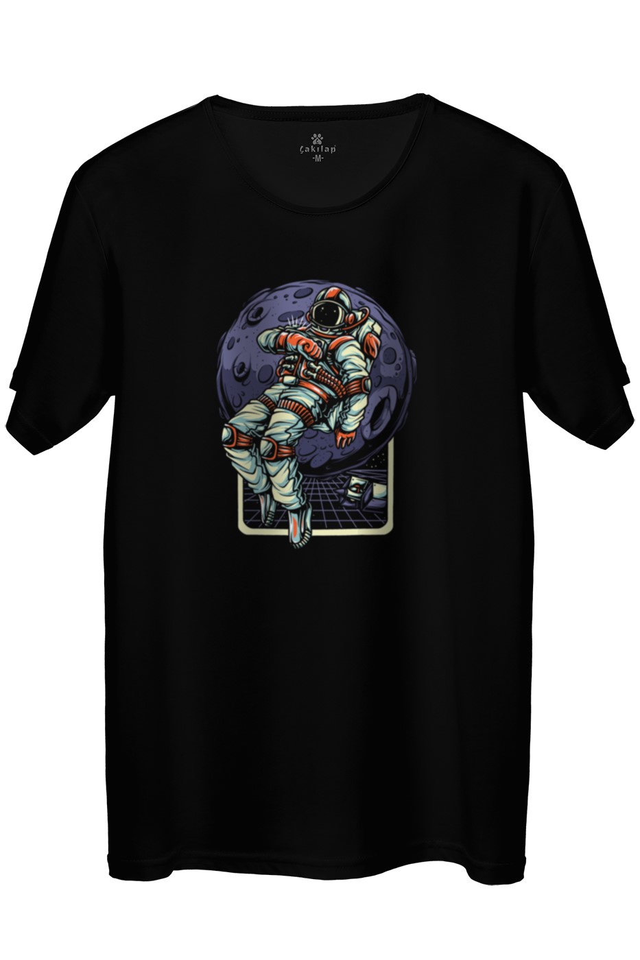 Astronot Baskılı Regular Tişört