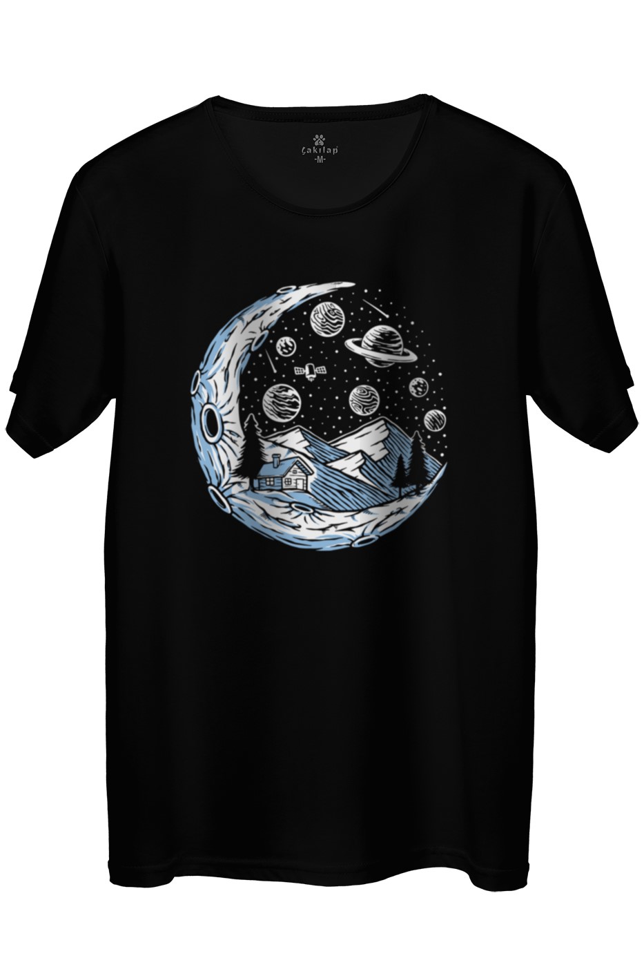 Astronot Baskılı Regular Tişört