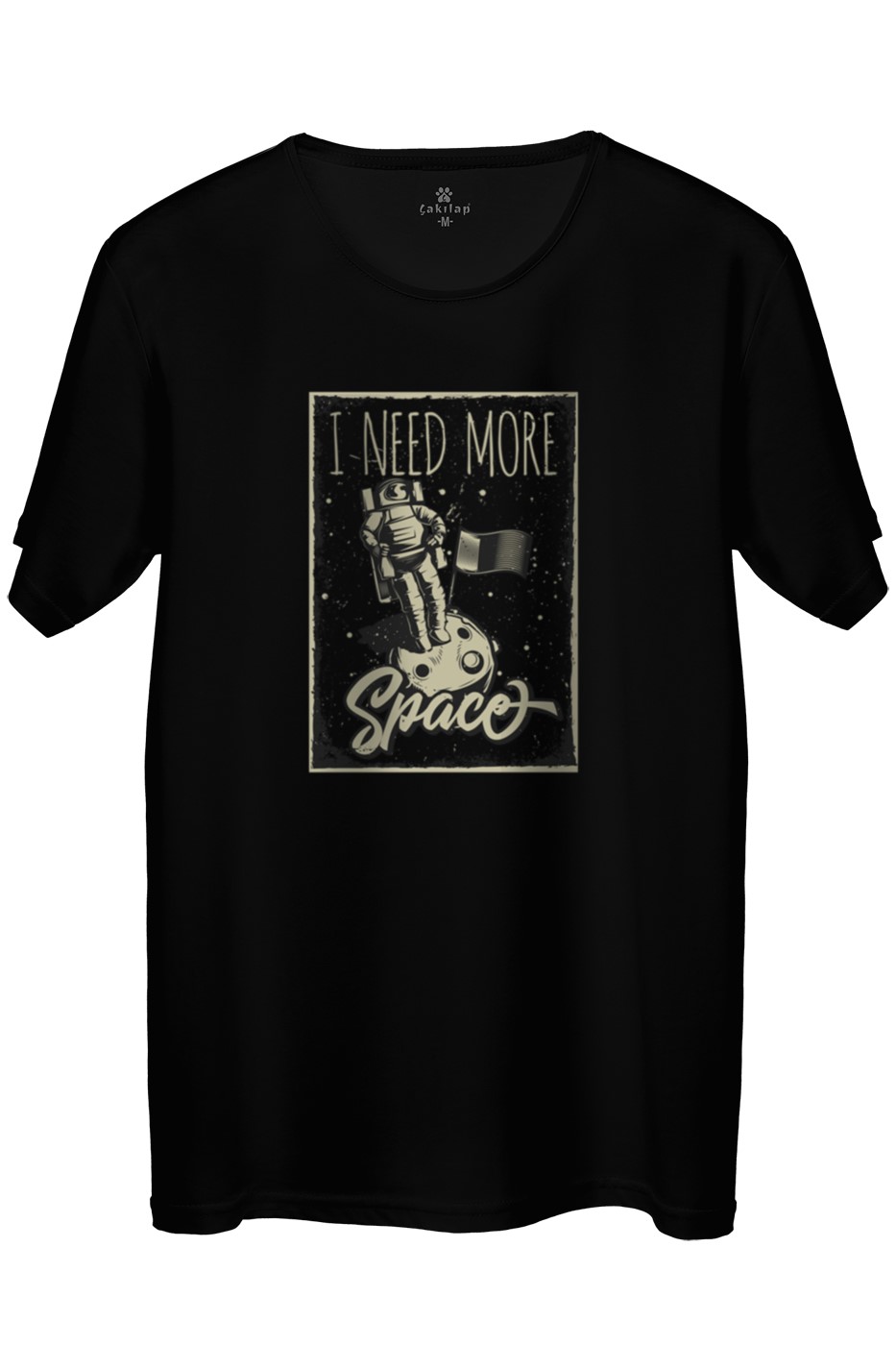 Astronot Baskılı Regular Tişört