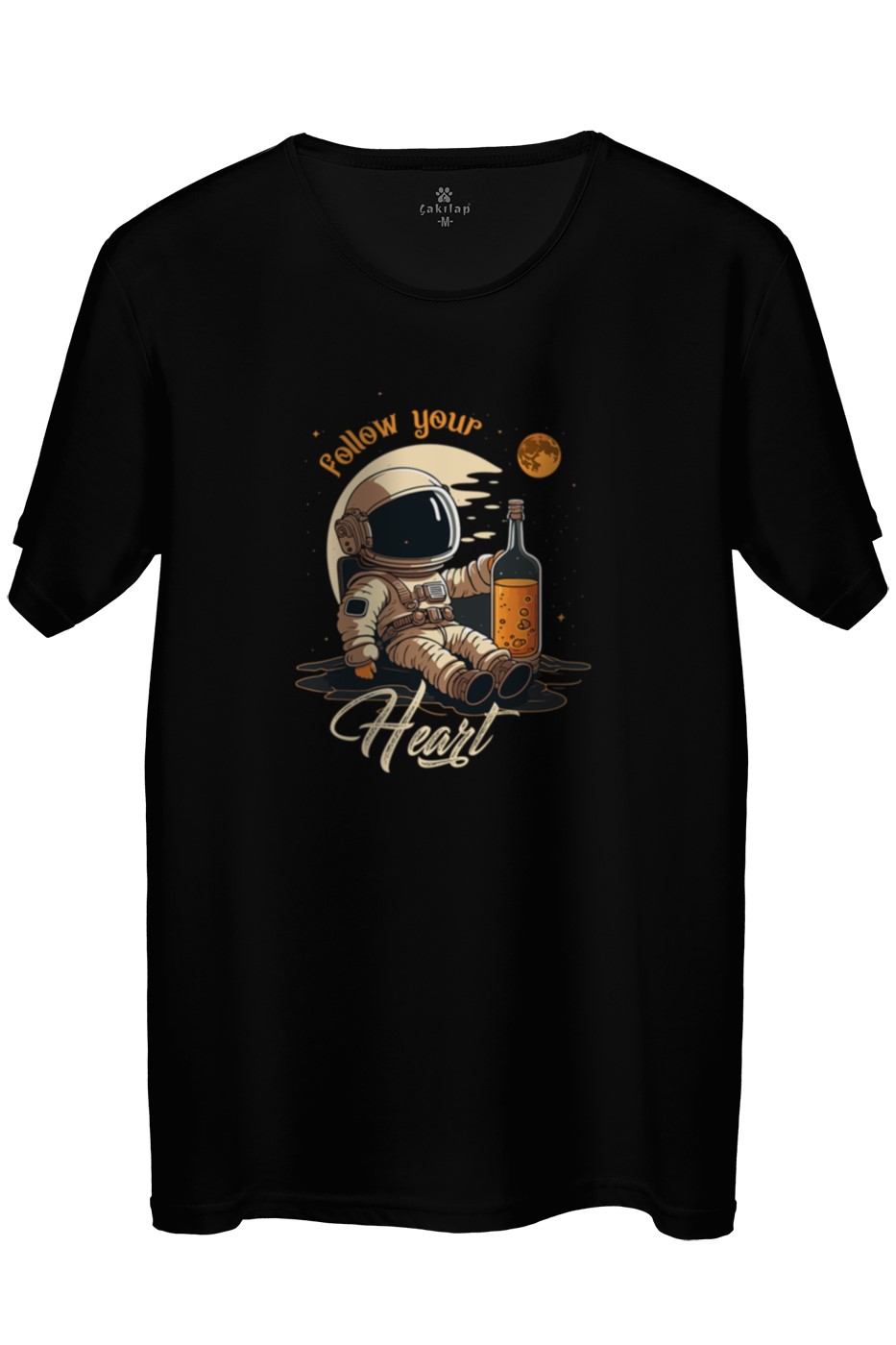 Astronot Baskılı Regular Tişört