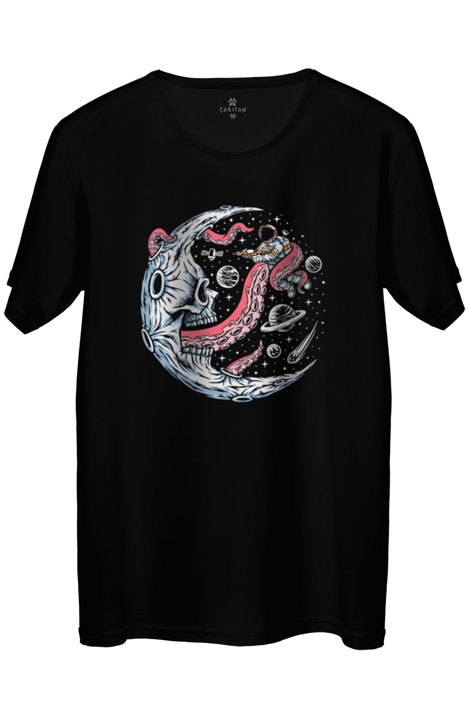 Astronot Baskılı Regular Tişört