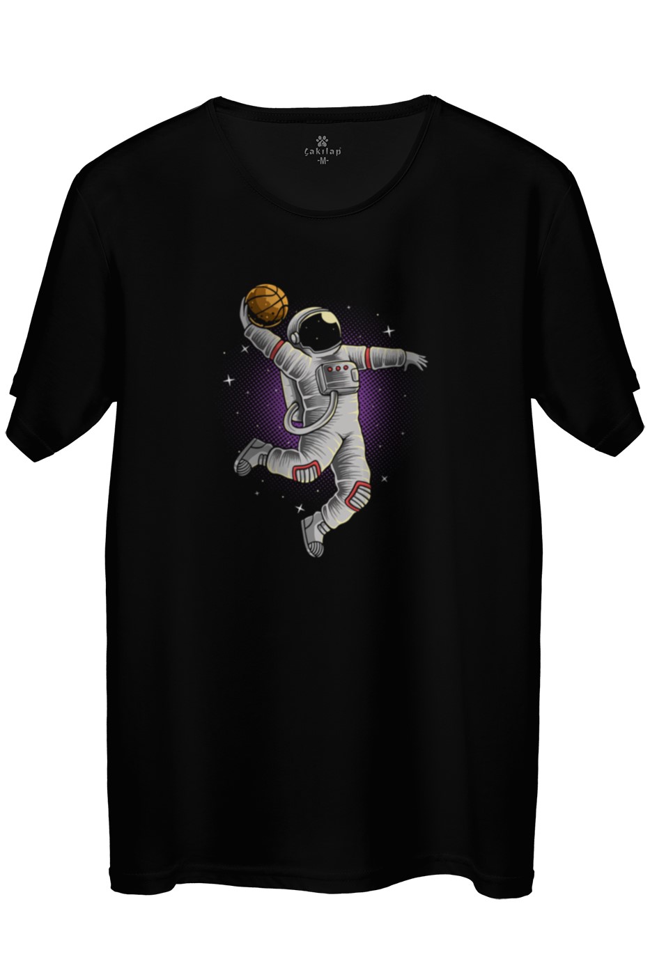 Astronot Baskılı Regular Tişört