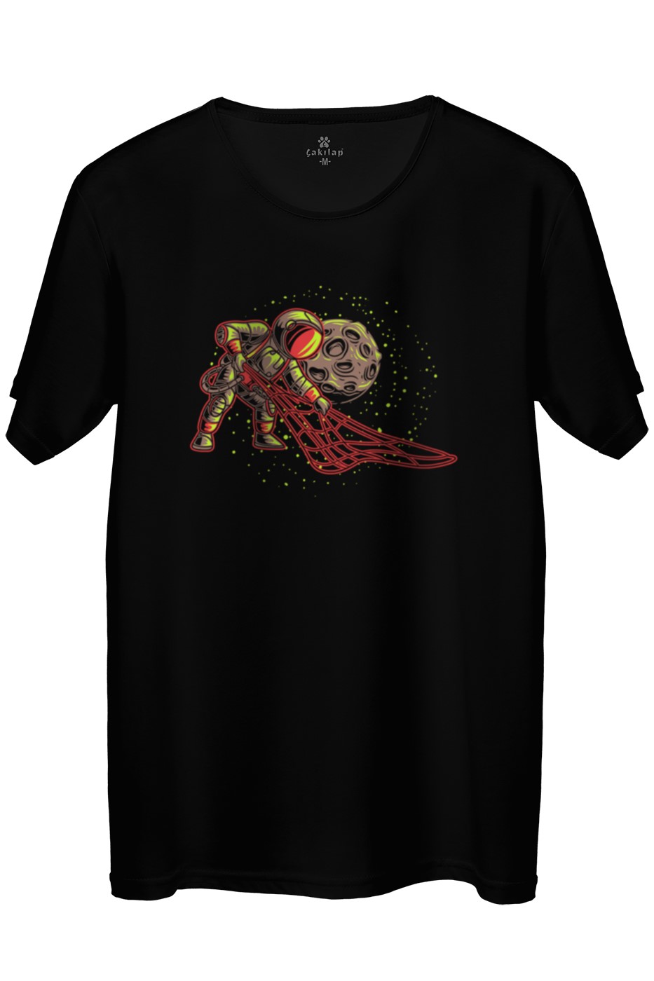 Astronot Baskılı Regular Tişört