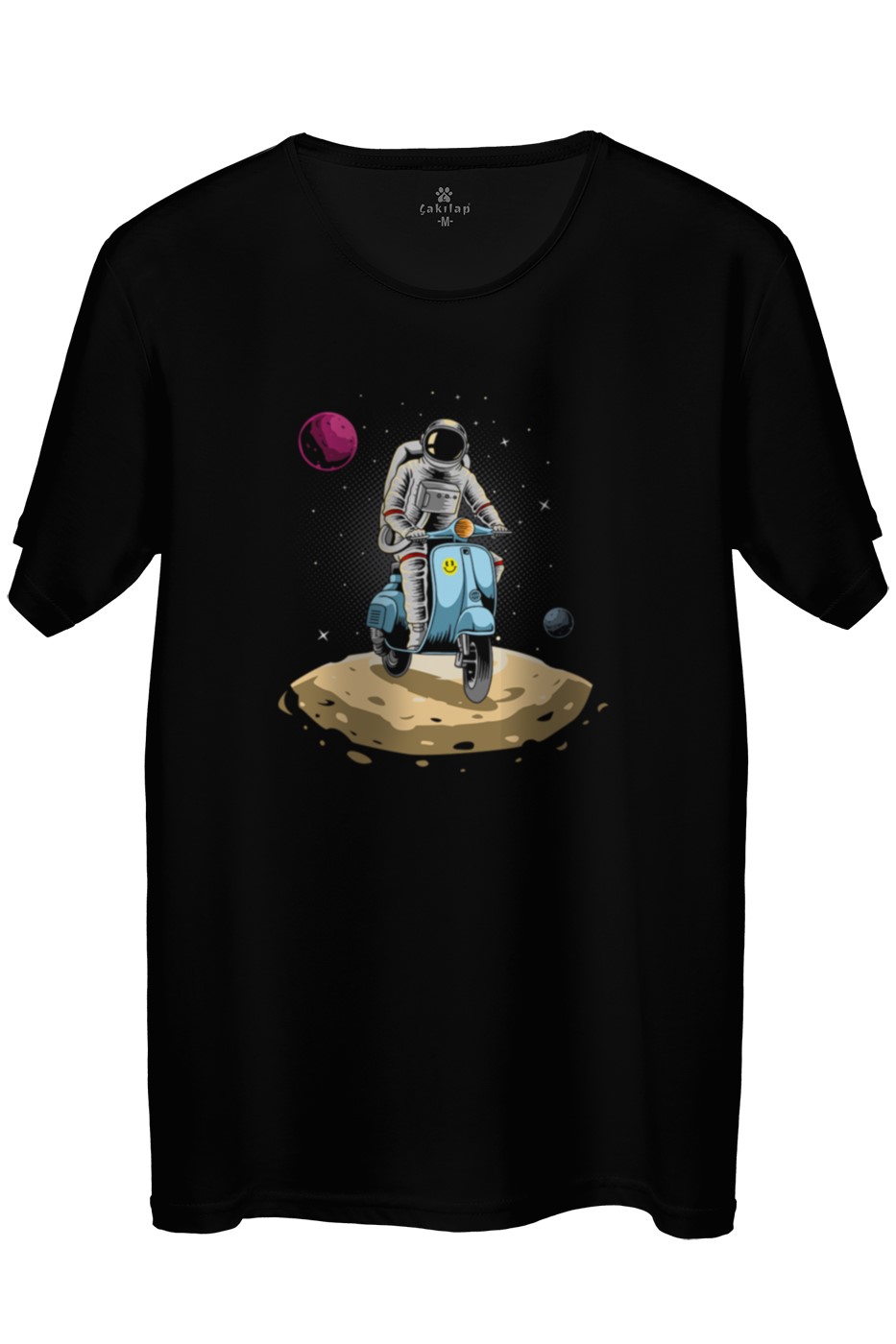 Astronot Baskılı Regular Tişört