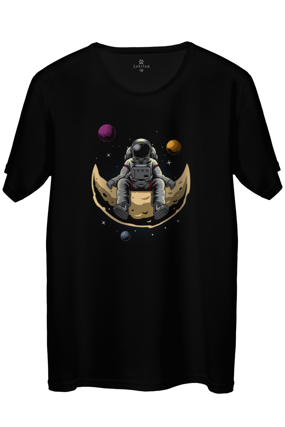 Astronot Baskılı Regular Tişört