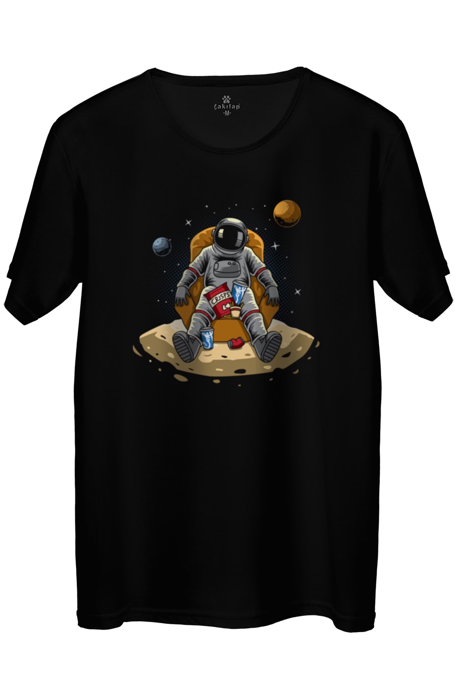 Astronot Baskılı Regular Tişört