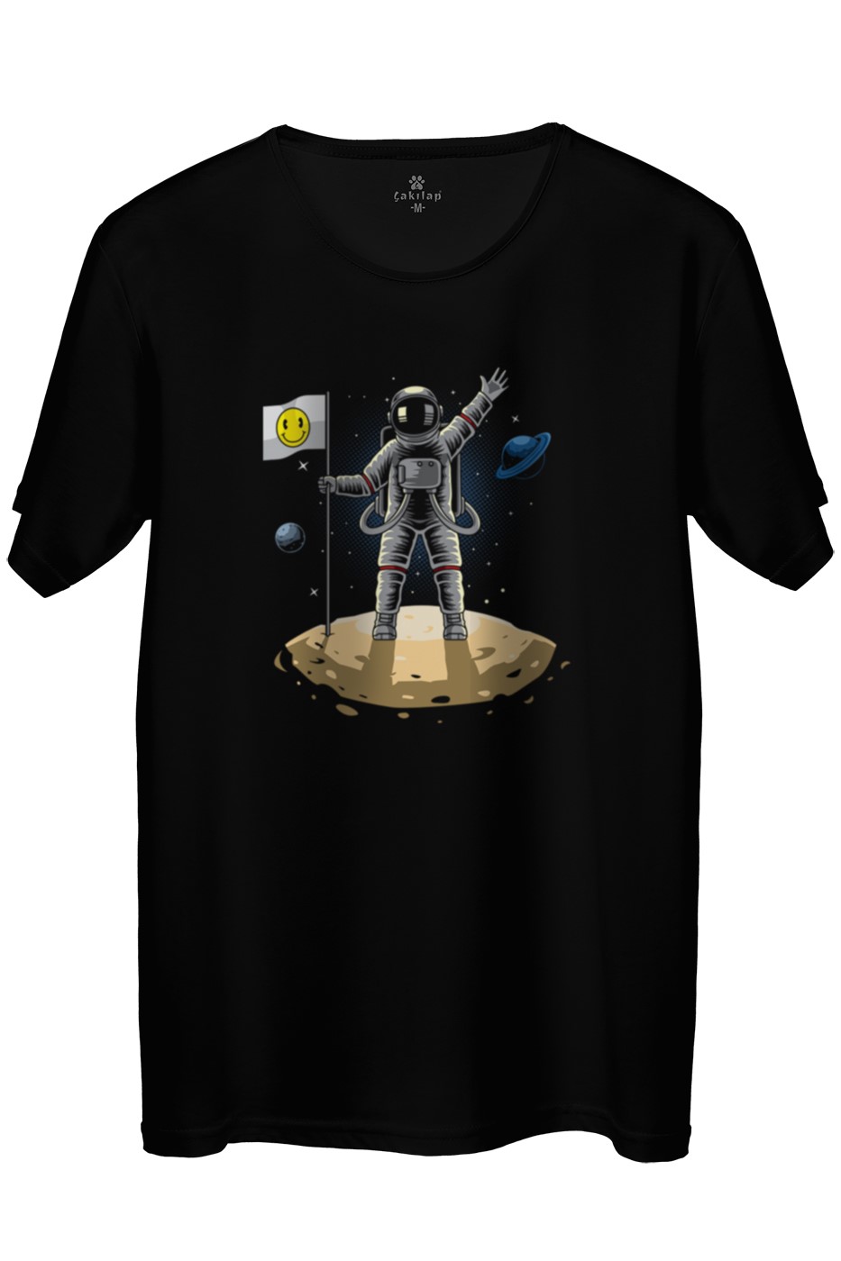 Astronot Baskılı Regular Tişört