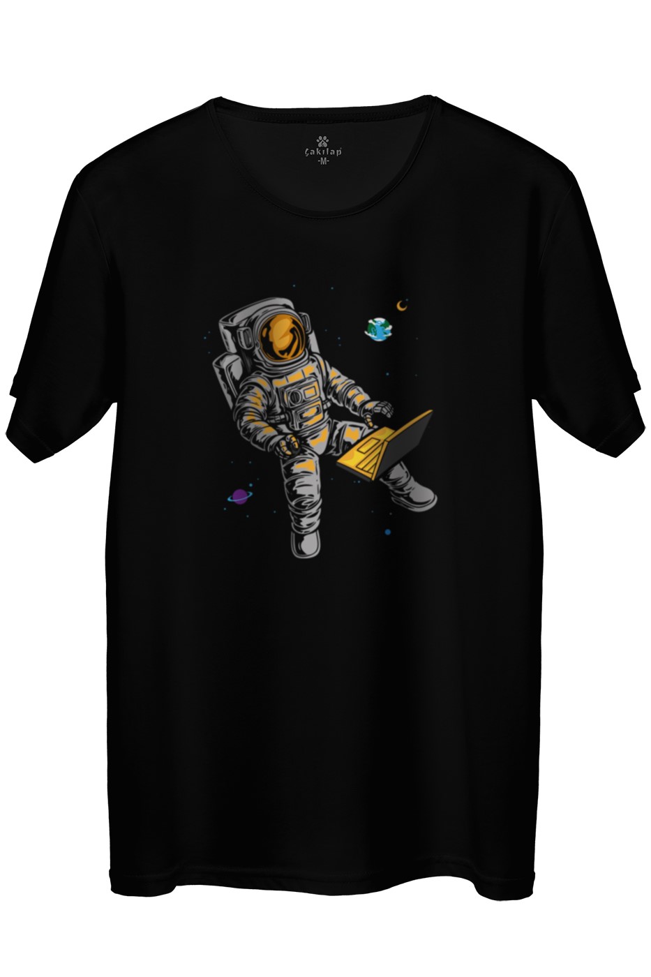 Astronot Baskılı Regular Tişört