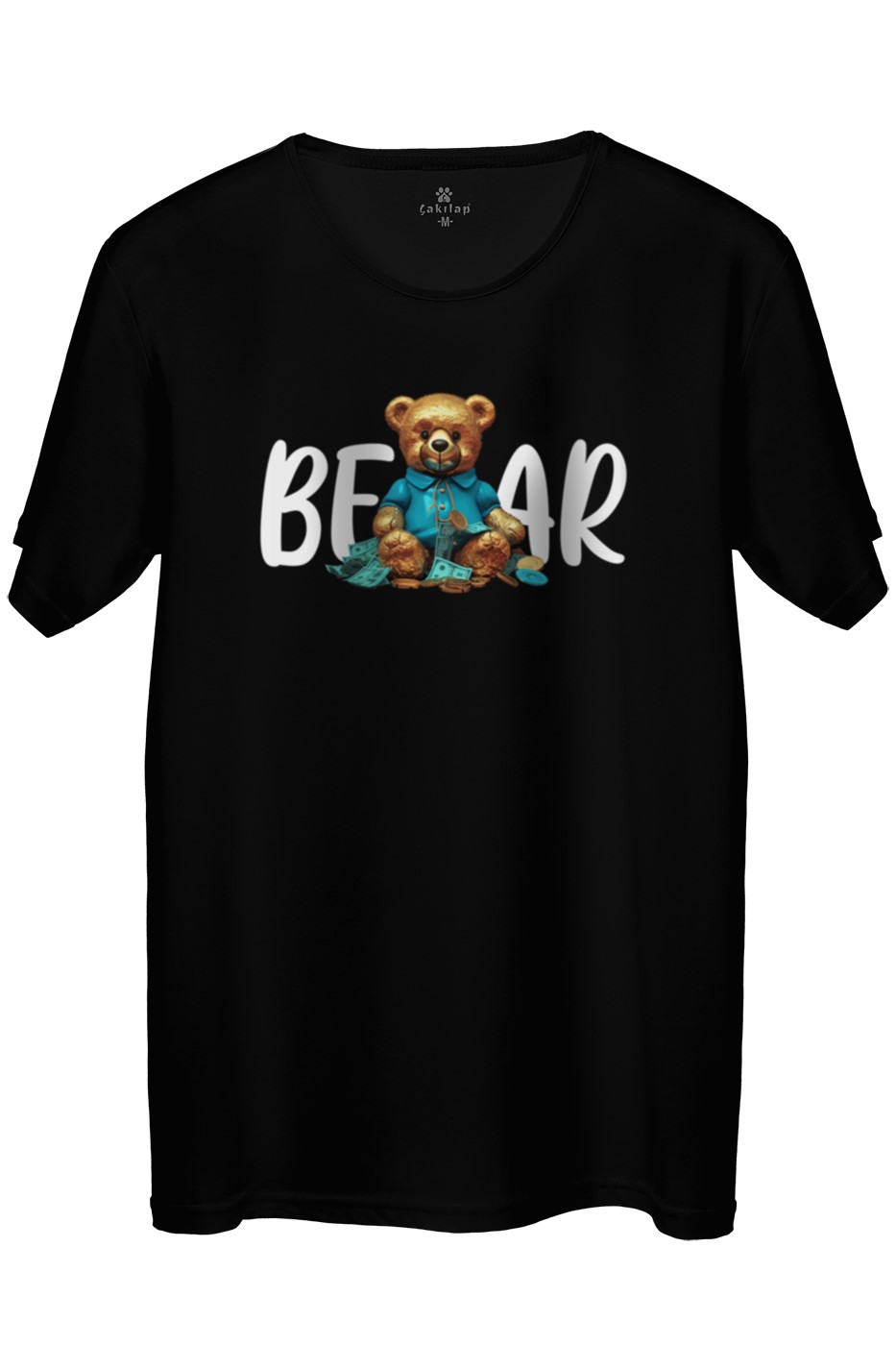 Ayıcık Baskılı Regular Tişört