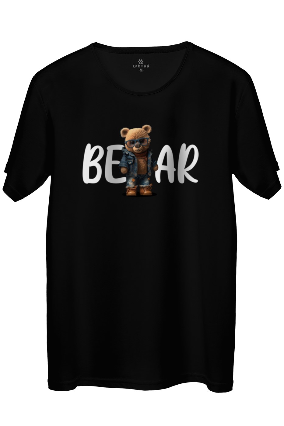 Ayıcık Baskılı Regular Tişört