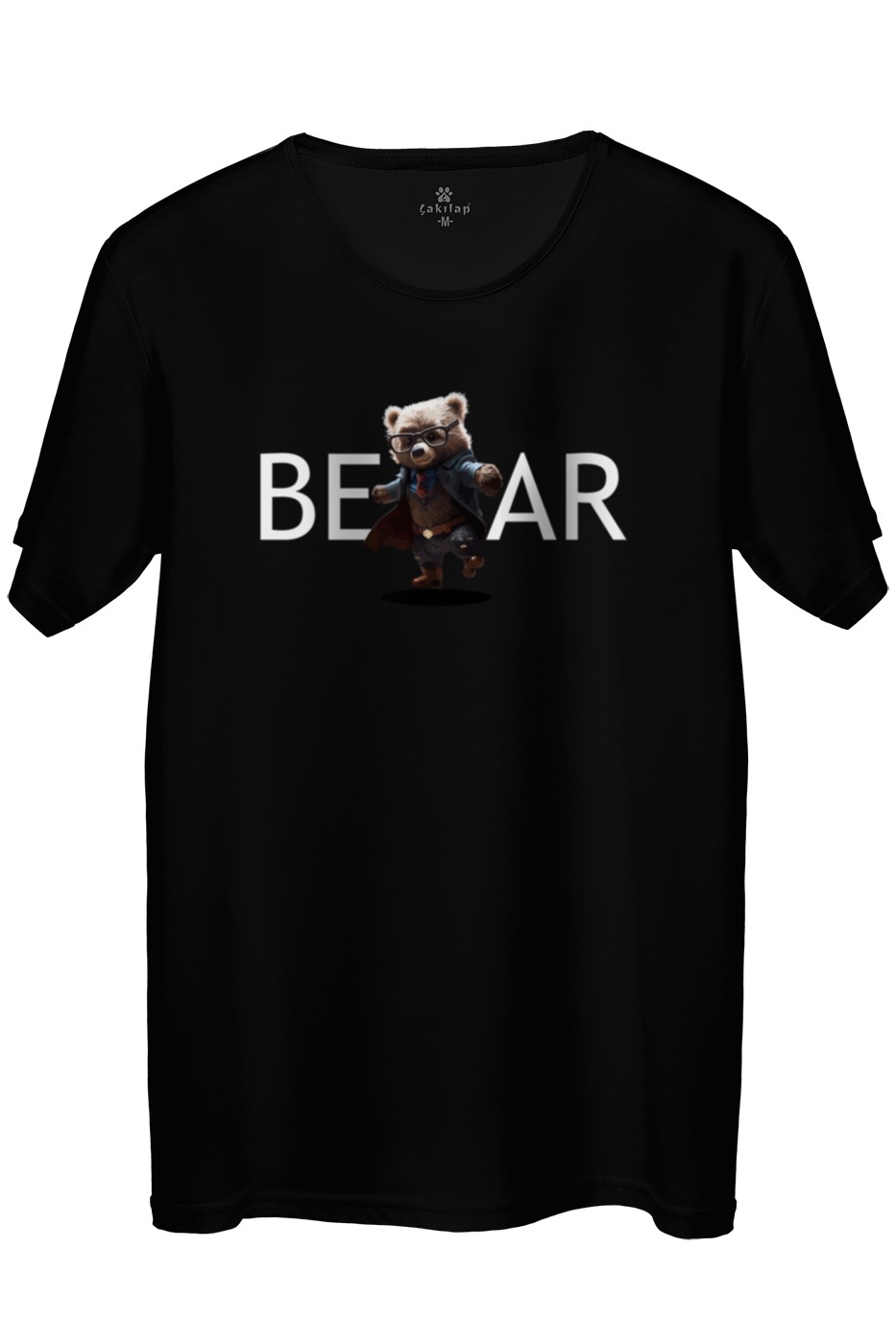 Ayıcık Baskılı Regular Tişört