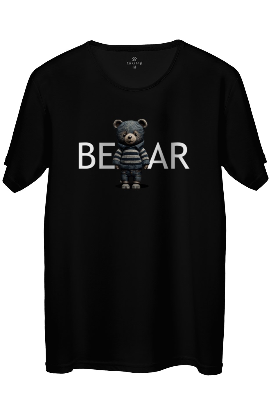 Ayıcık Baskılı Regular Tişört