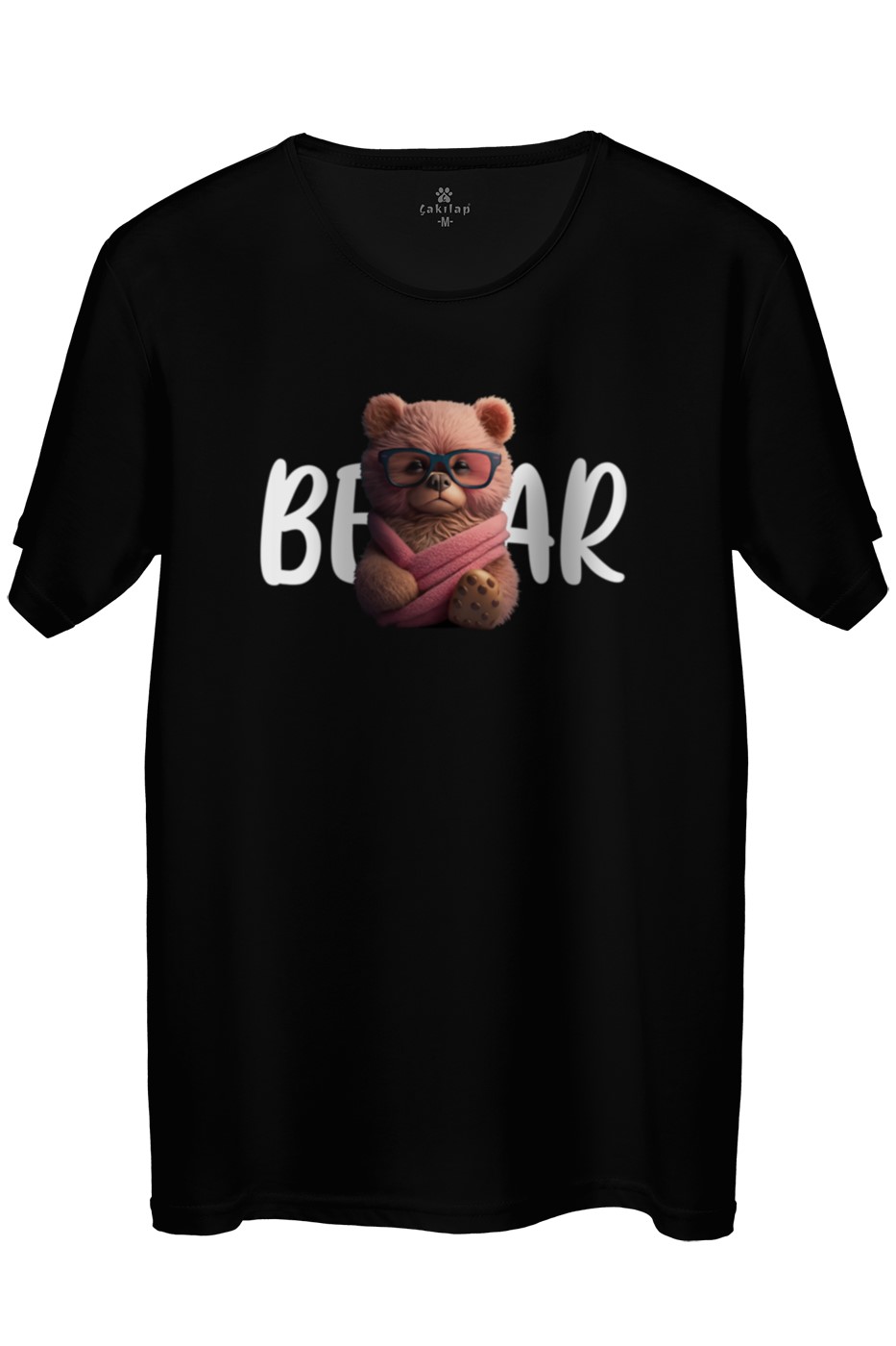 Ayıcık Baskılı Regular Tişört